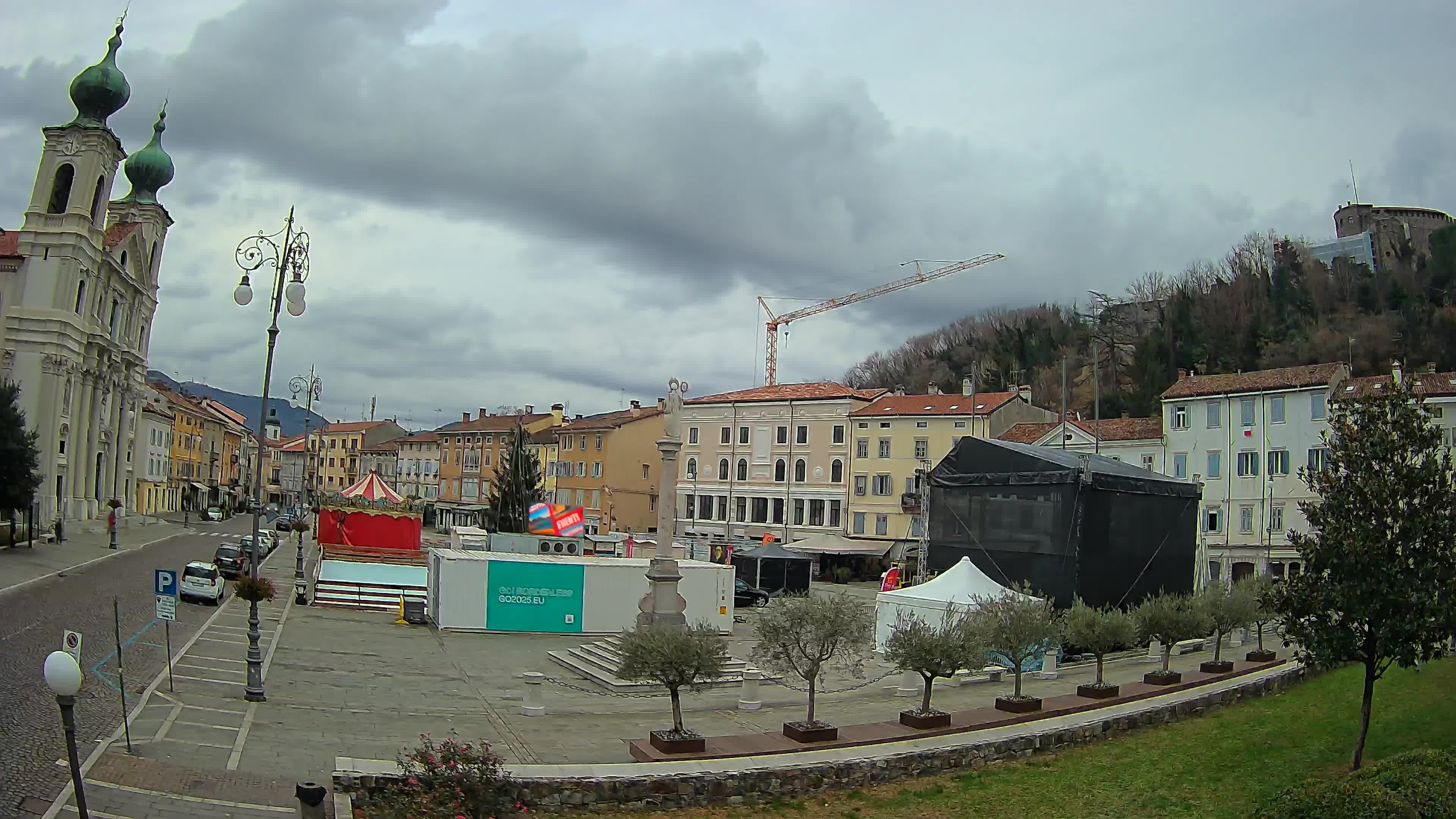 Webcam Gorizia Vittoria square – Cathedral of st. Ignazio