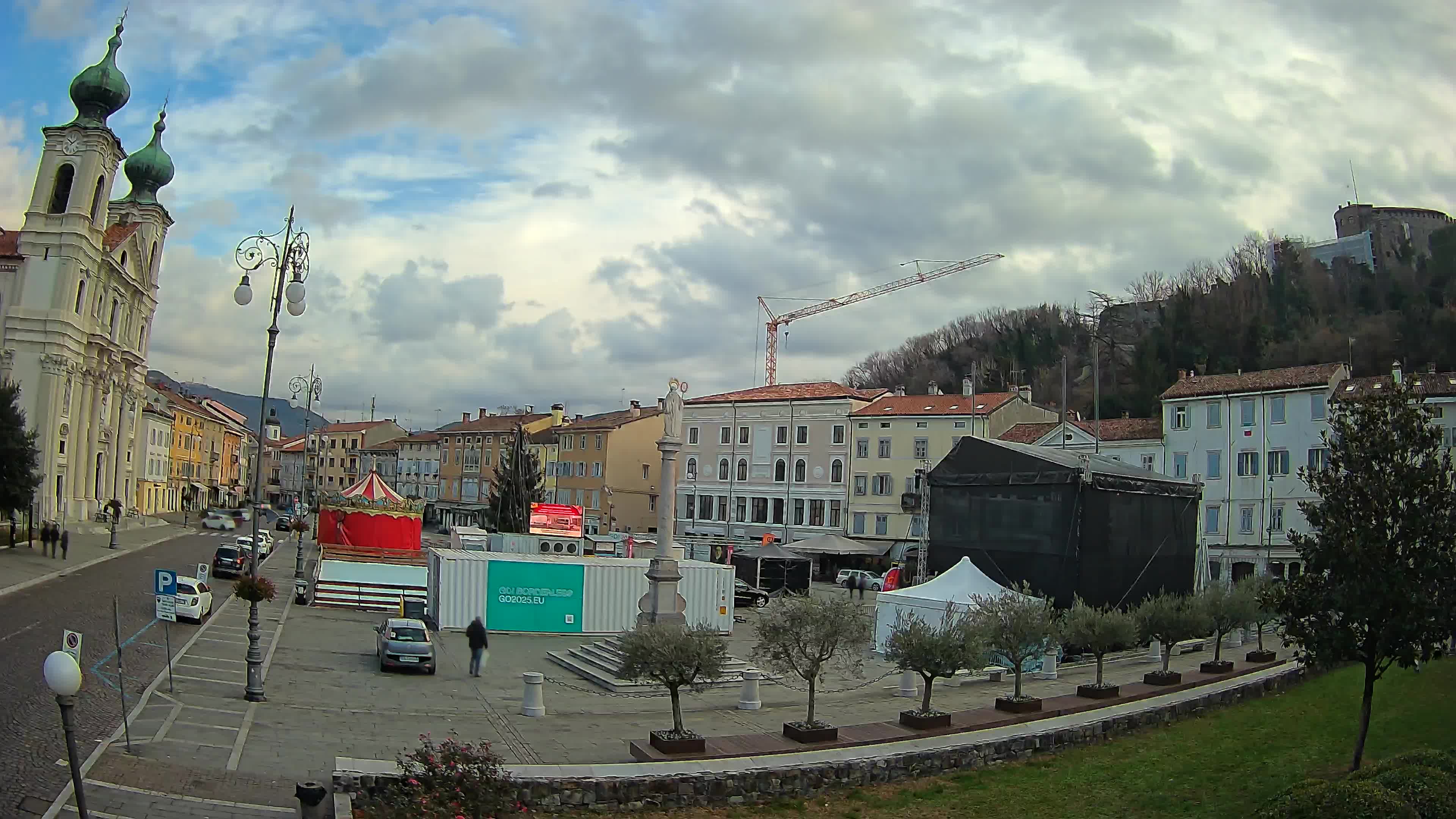 Webcam Gorizia Piazza della Vittoria e Duomo di S. Ignazio