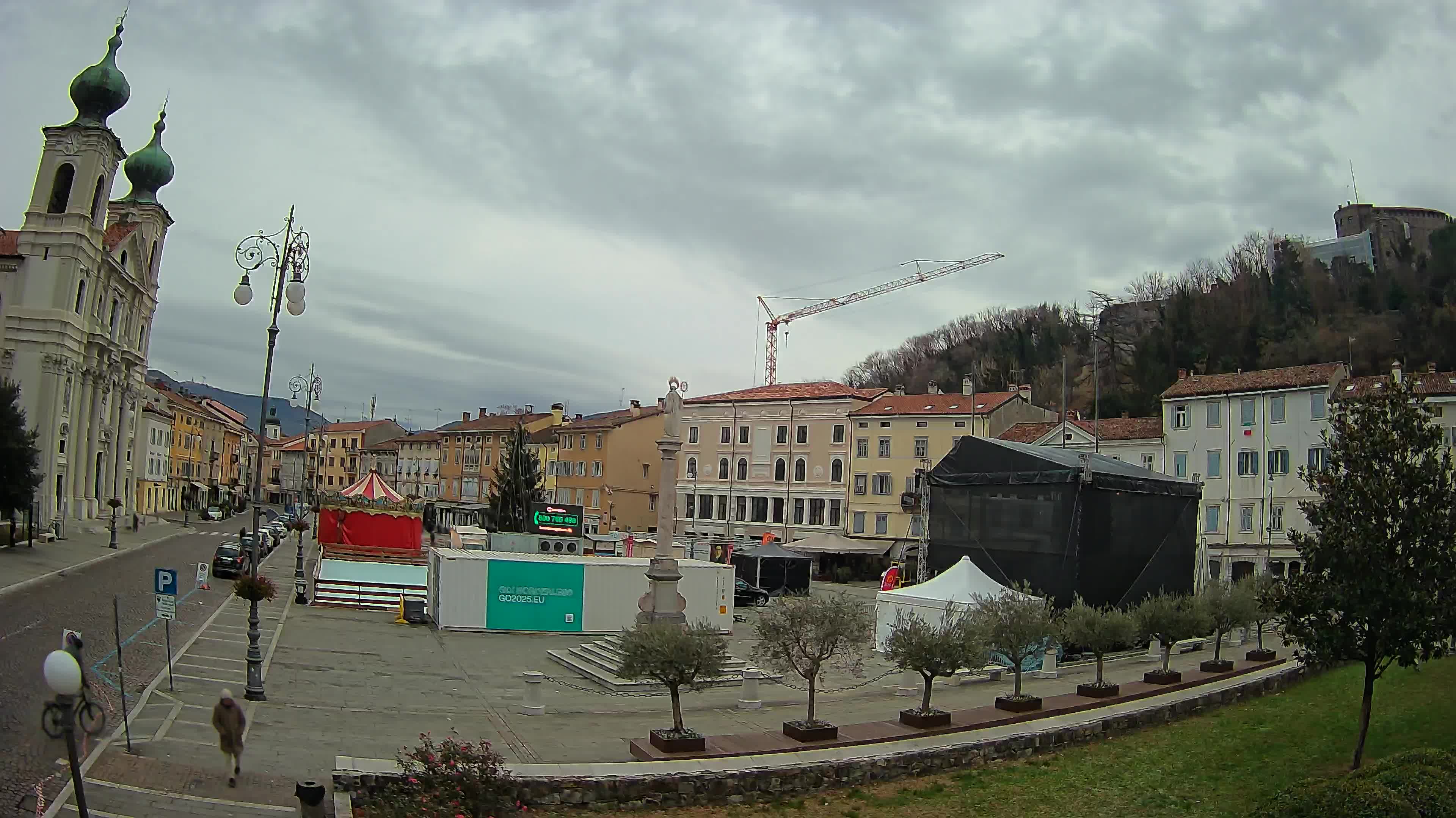 Webcam Gorizia Piazza della Vittoria e Duomo di S. Ignazio