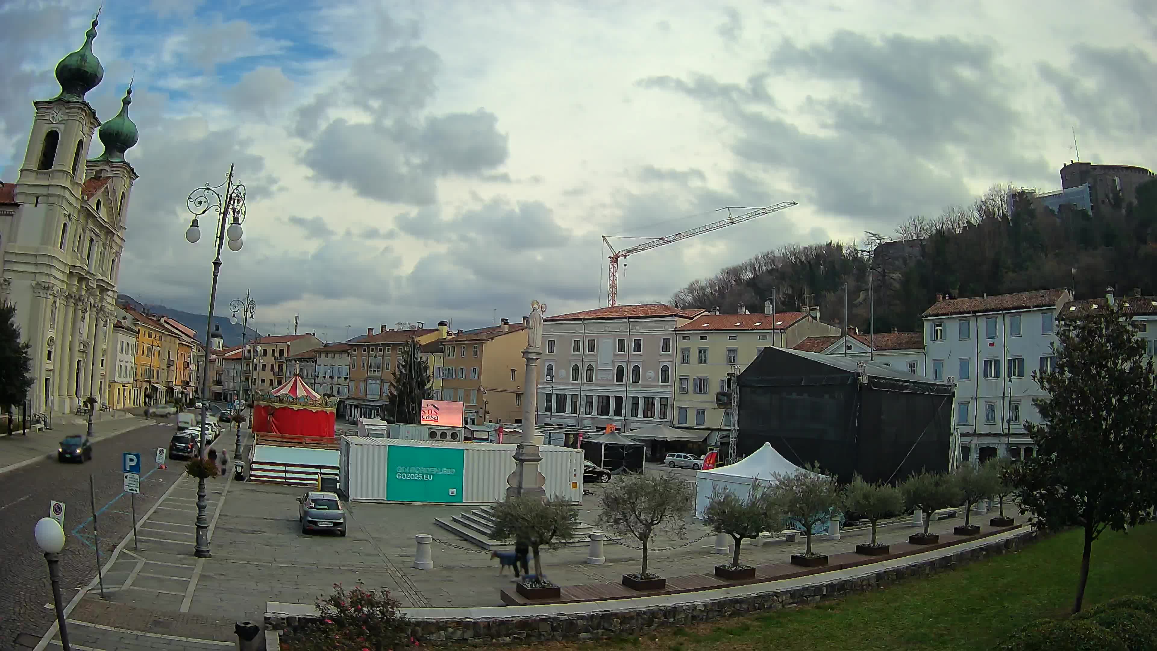 Webcam Gorizia Vittoria square – Cathedral of st. Ignazio