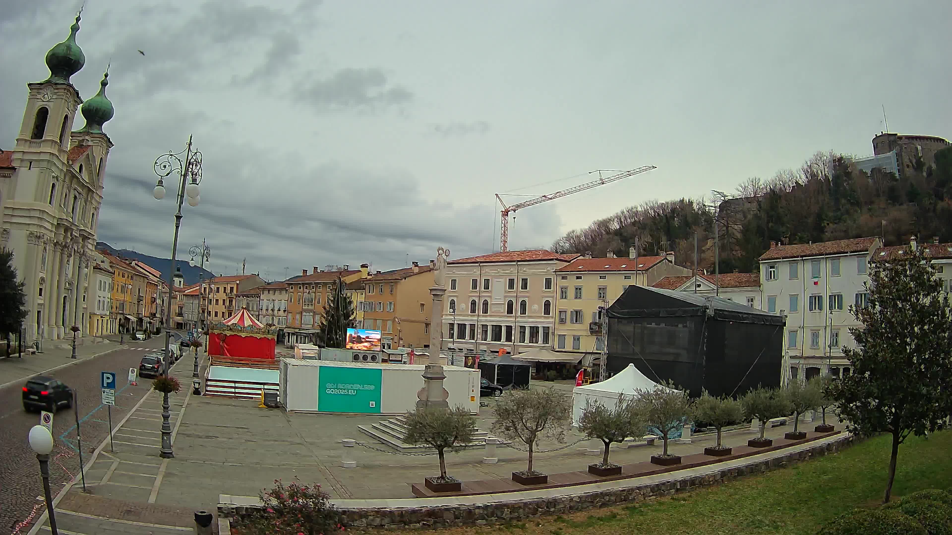 Webcam Gorizia Vittoria square – Cathedral of st. Ignazio