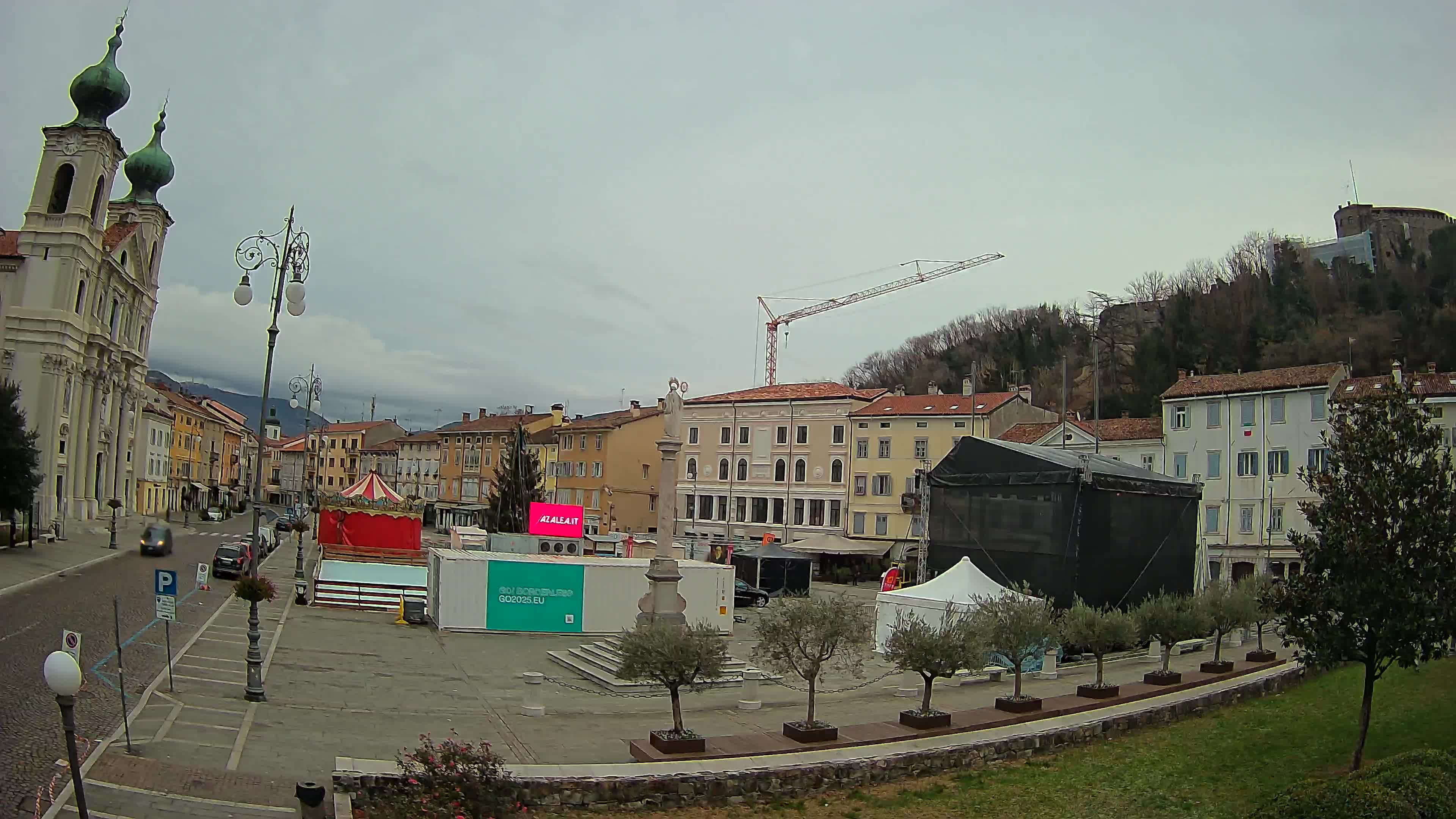 Webcam Gorizia Vittoria square – Cathedral of st. Ignazio