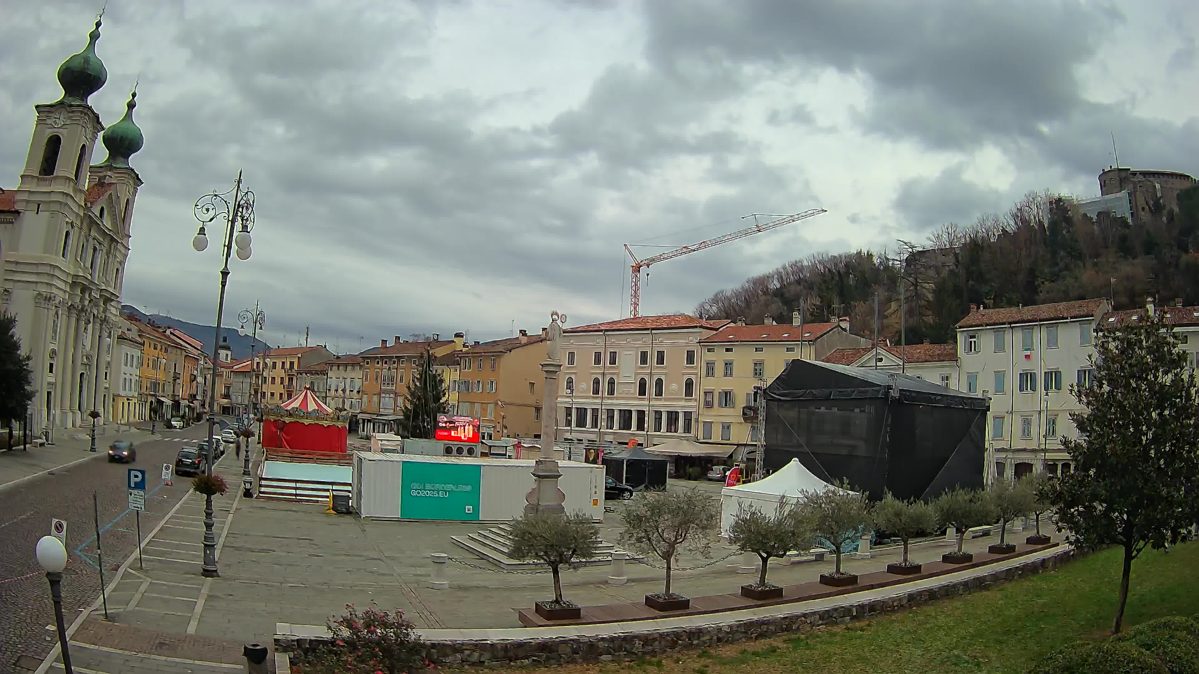 Webcam Gorizia Vittoria square – Cathedral of st. Ignazio