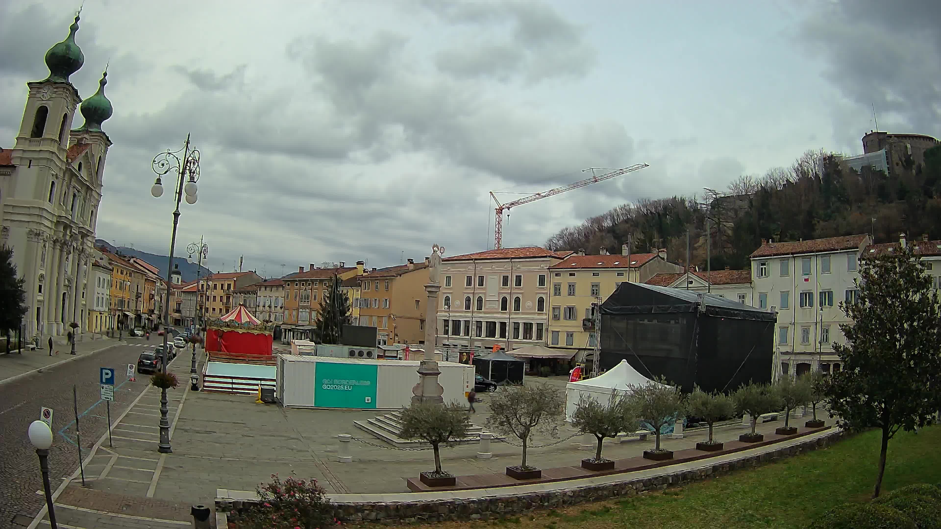 Webcam Gorizia Vittoria square – Cathedral of st. Ignazio