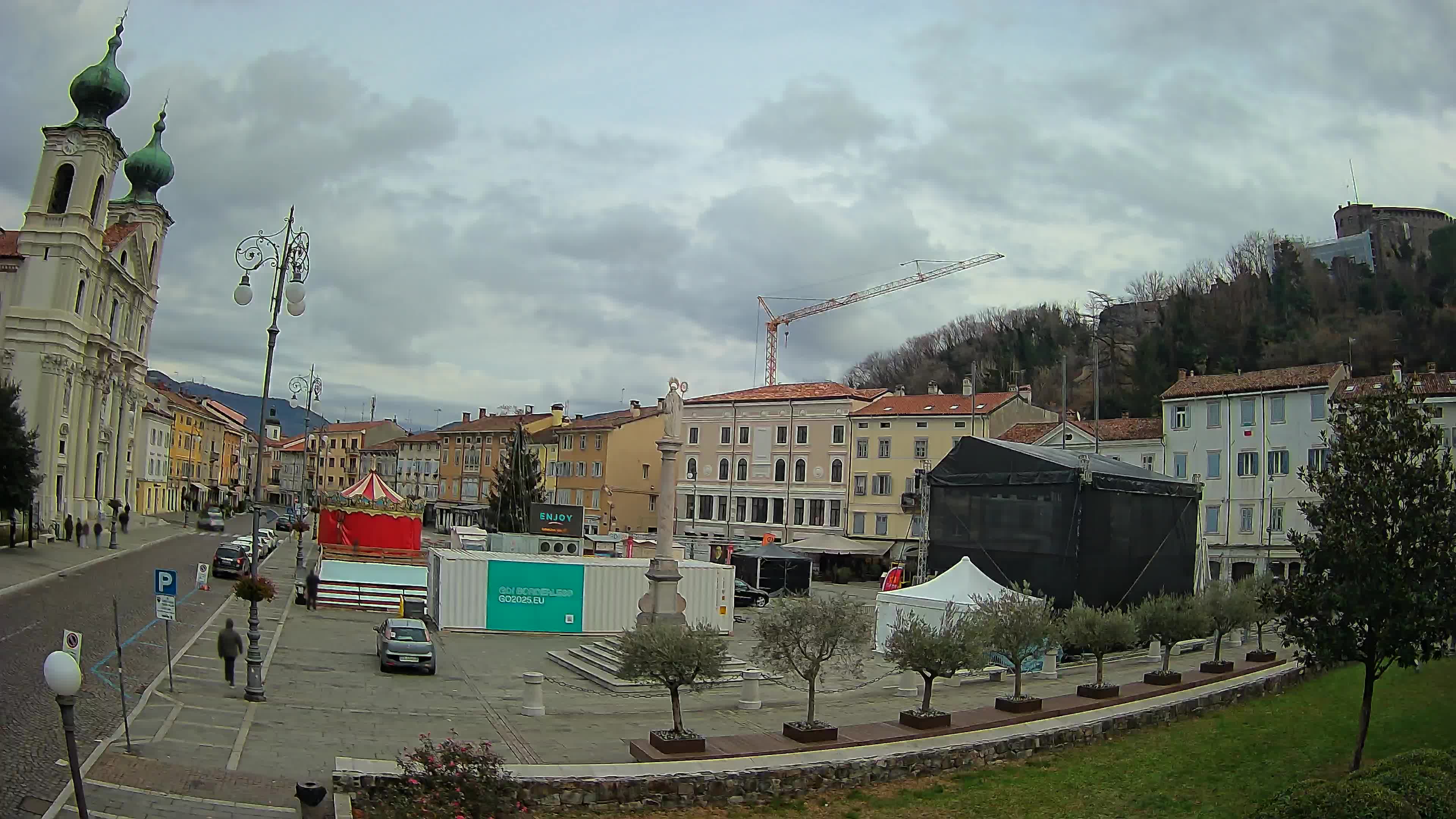 Webcam Gorizia Vittoria square – Cathedral of st. Ignazio