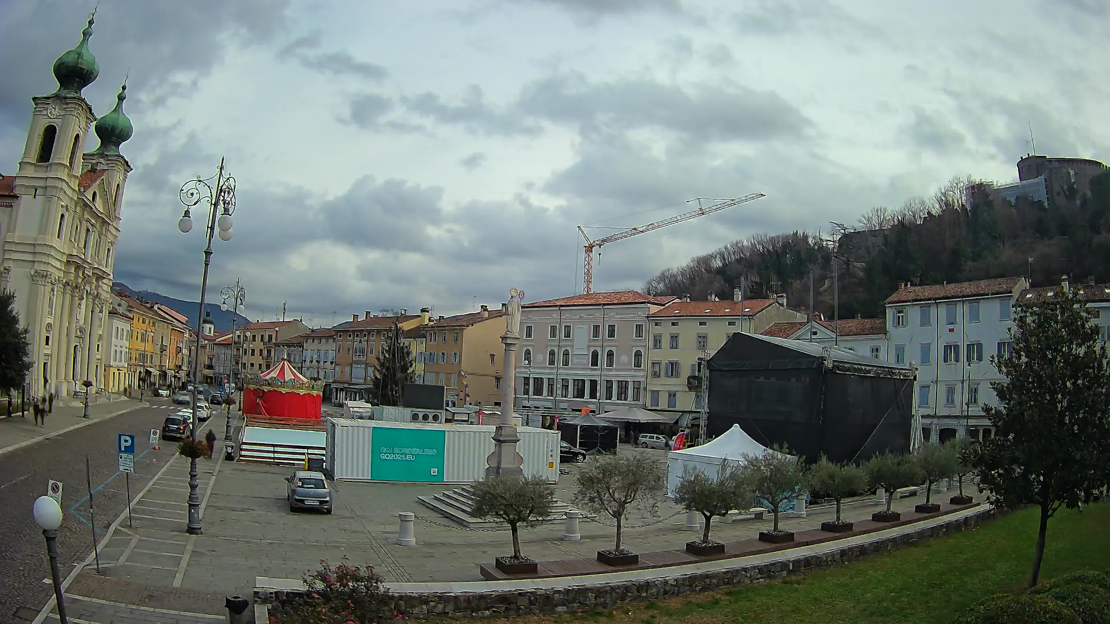 Webcam Gorizia Vittoria square – Cathedral of st. Ignazio