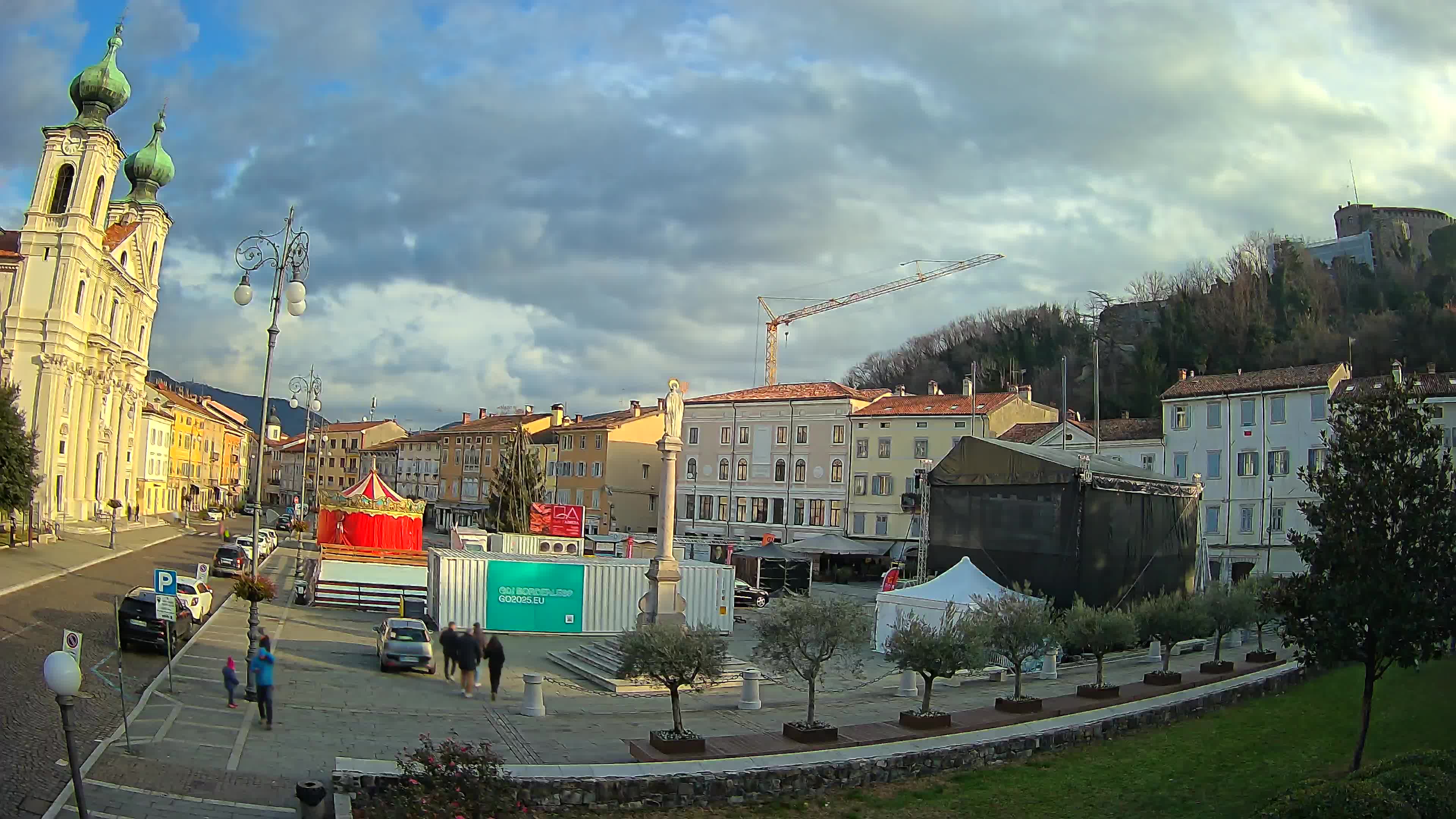 Gorizia – Plaza Vittoria – Catedral de San Pedro. Ignacio