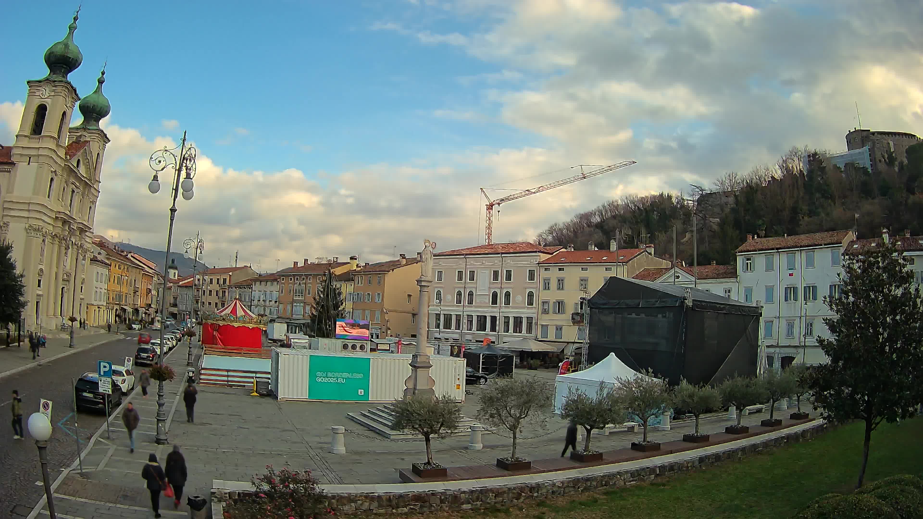 Webcam Gorizia Piazza della Vittoria e Duomo di S. Ignazio