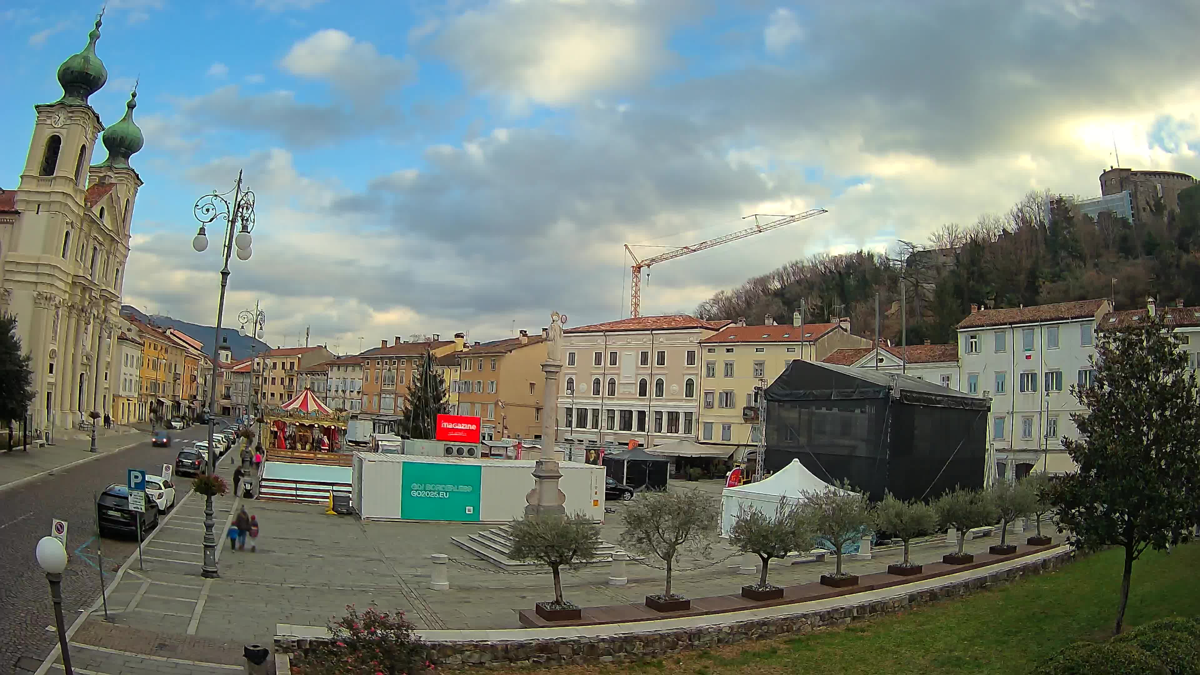 Webcam Gorizia Vittoria square – Cathedral of st. Ignazio