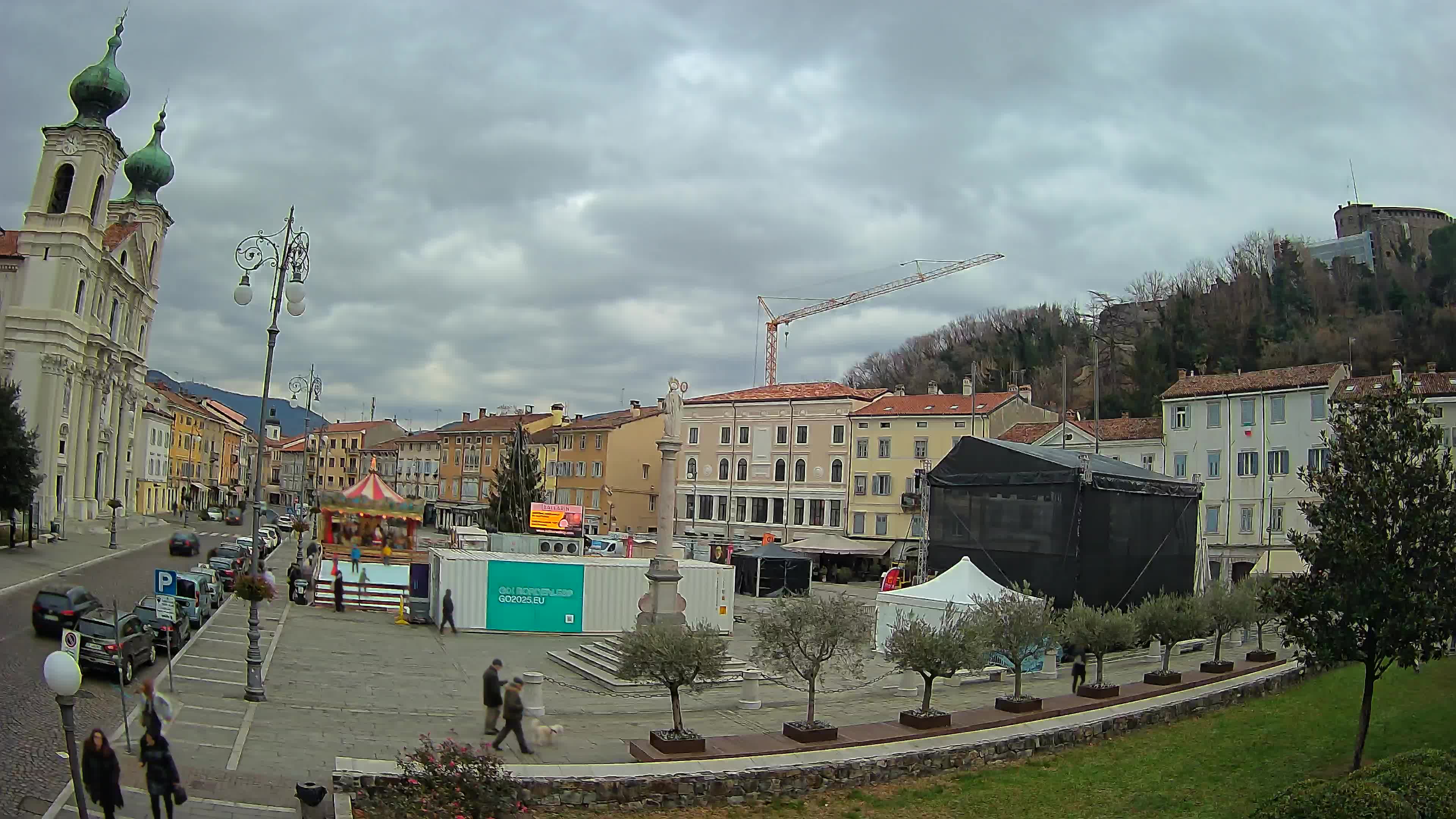 Webcam Gorizia Vittoria square – Cathedral of st. Ignazio