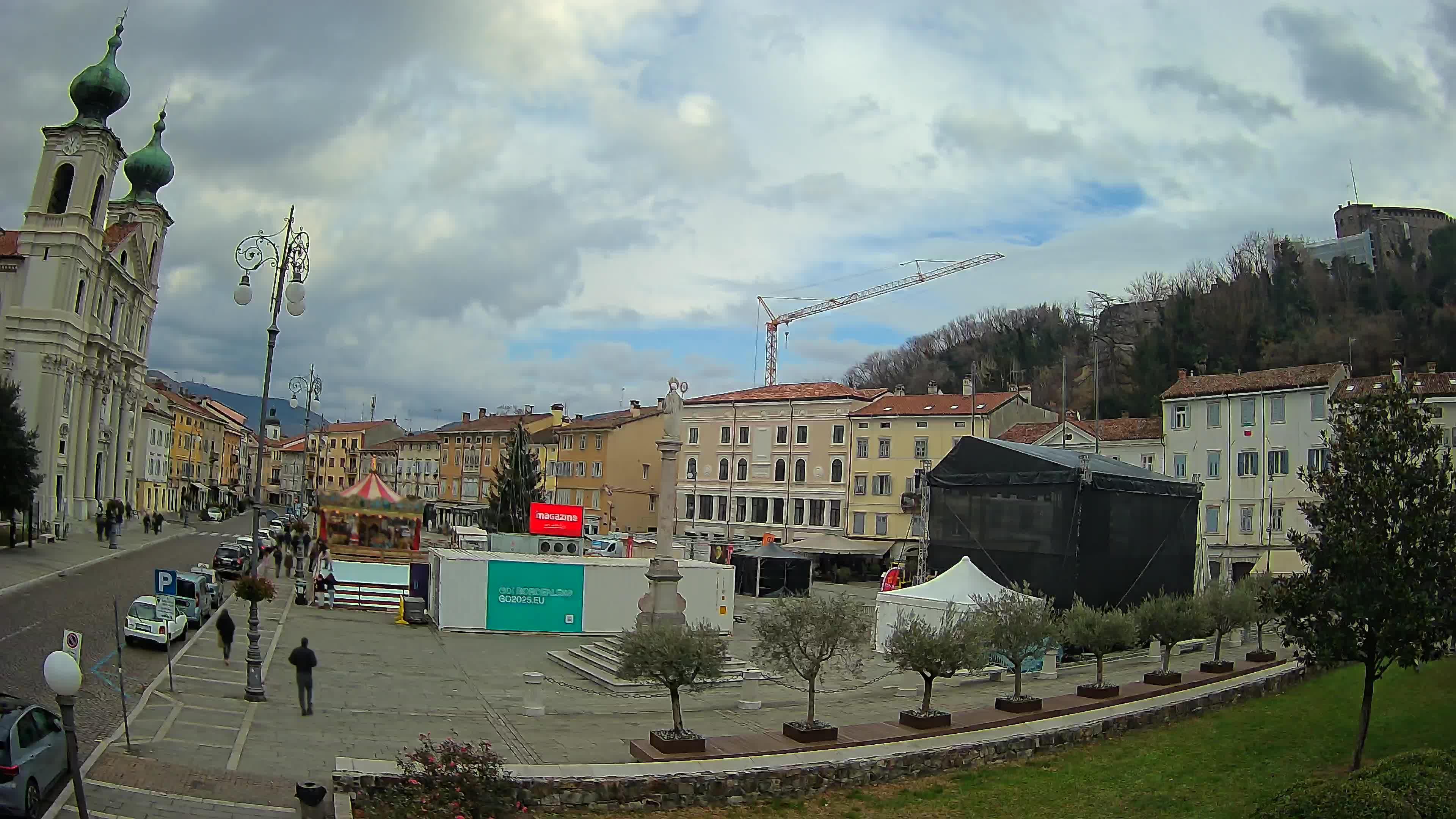 Webcam Gorizia Piazza della Vittoria e Duomo di S. Ignazio