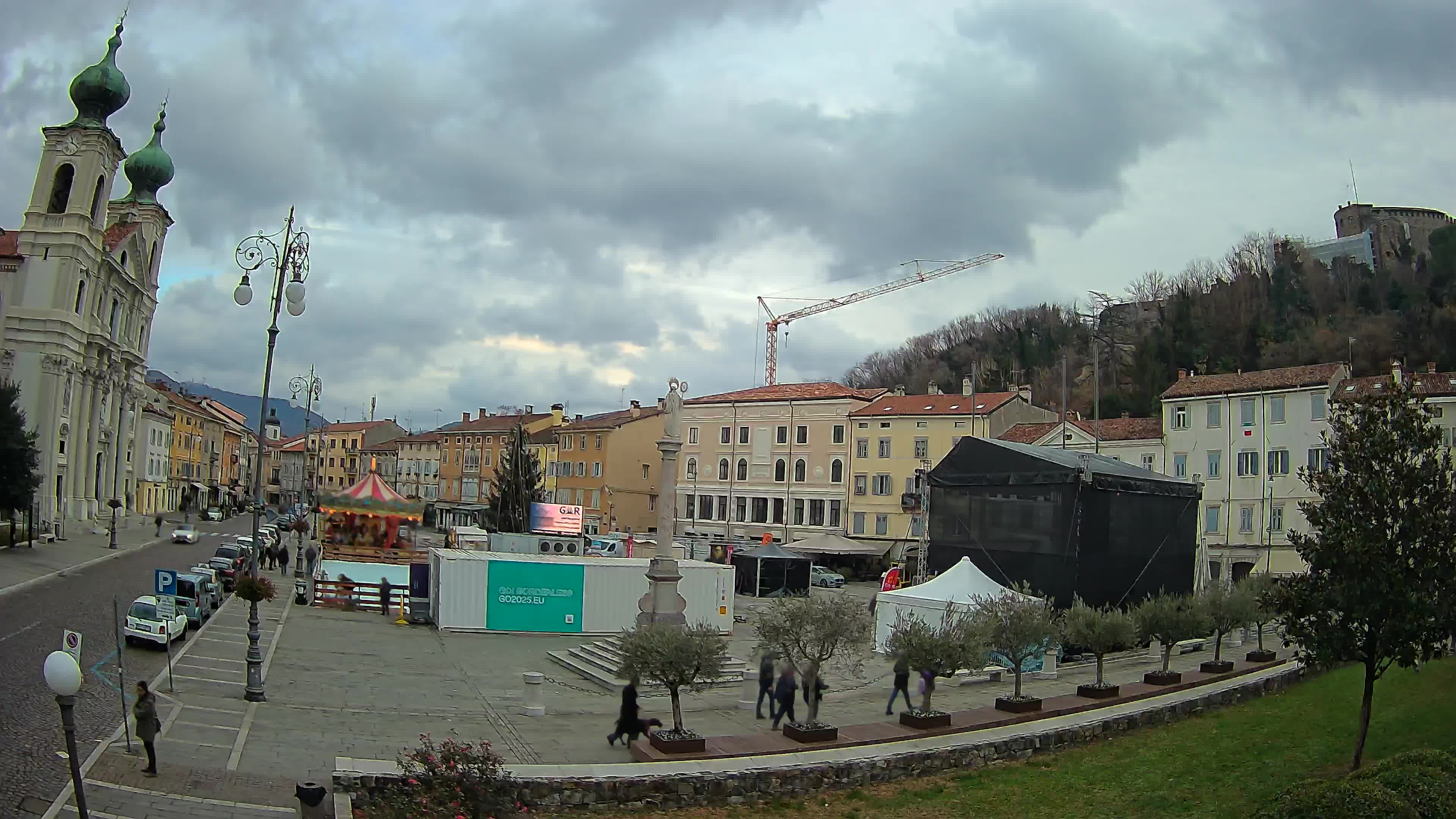 Webcam Gorizia Vittoria square – Cathedral of st. Ignazio