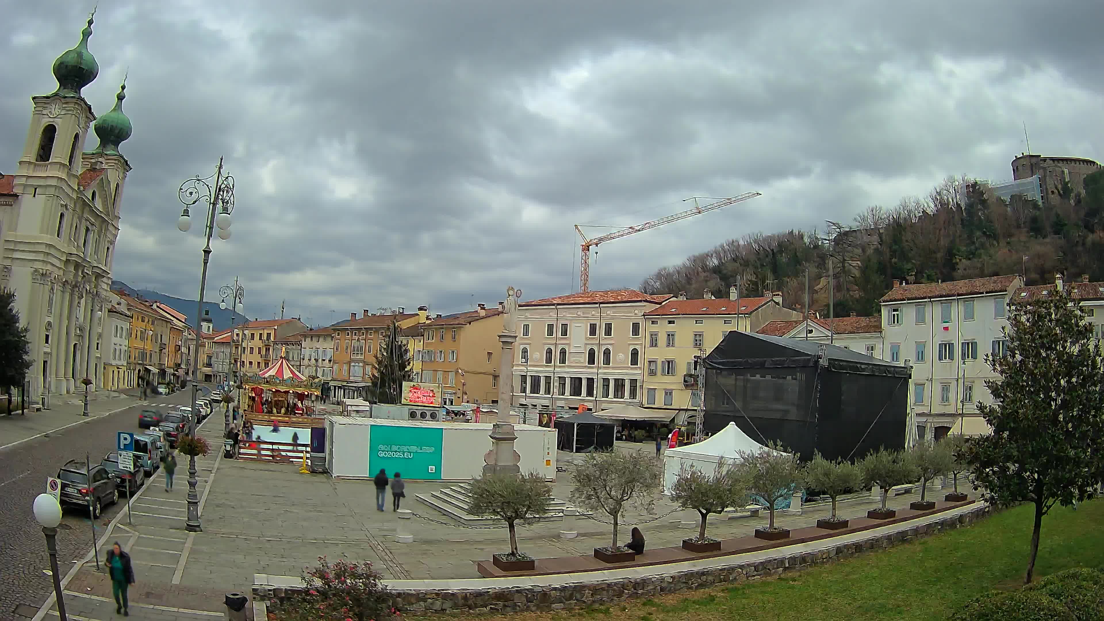 Webcam Gorizia Vittoria square – Cathedral of st. Ignazio