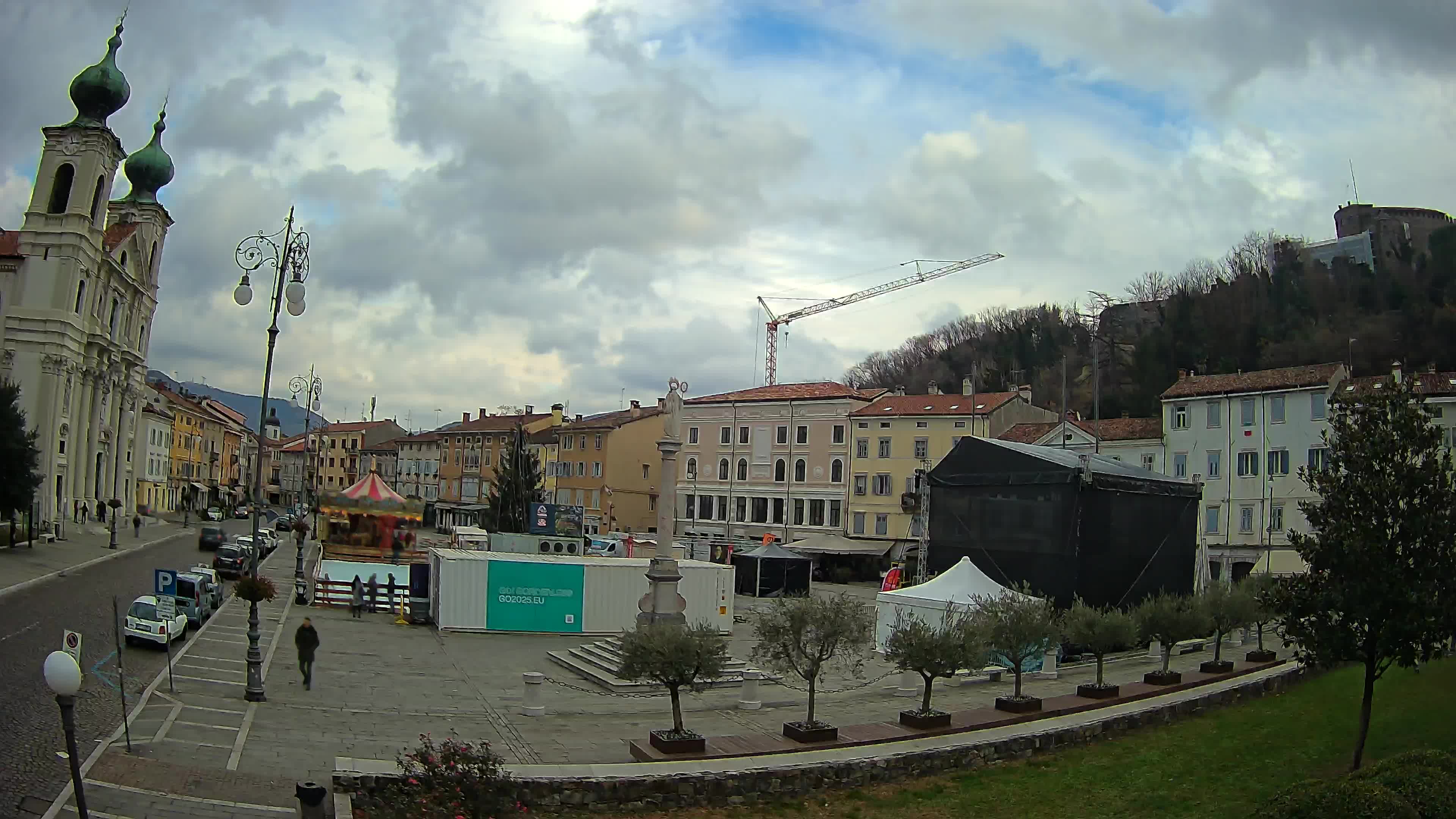 Webcam Gorizia Vittoria square – Cathedral of st. Ignazio