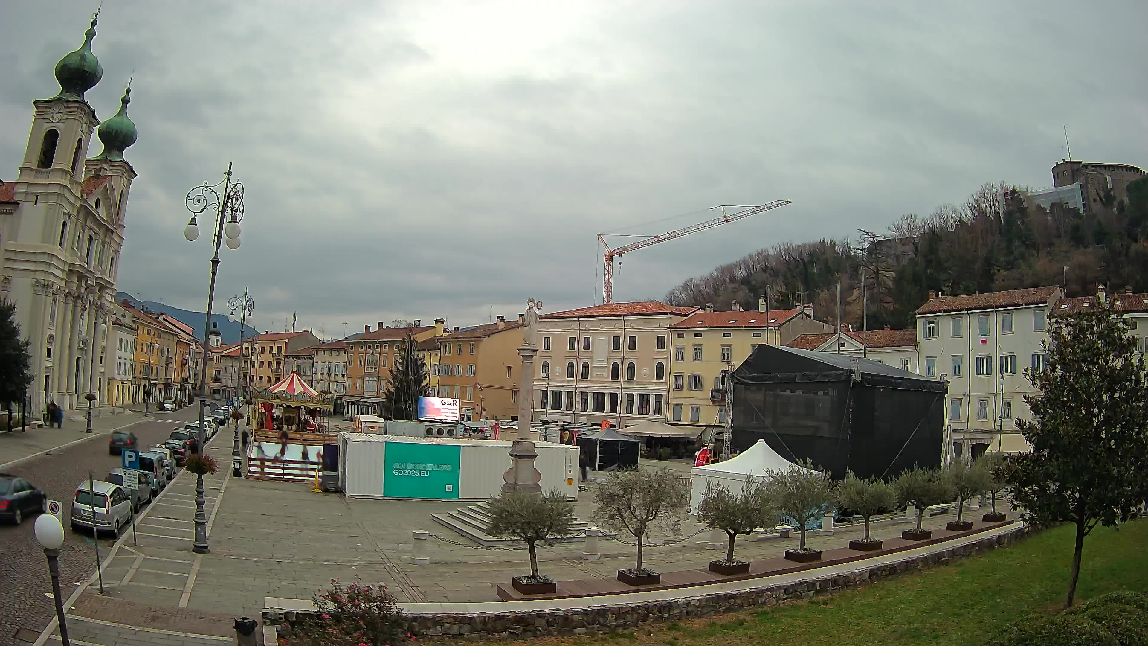 Webcam Gorizia Vittoria square – Cathedral of st. Ignazio