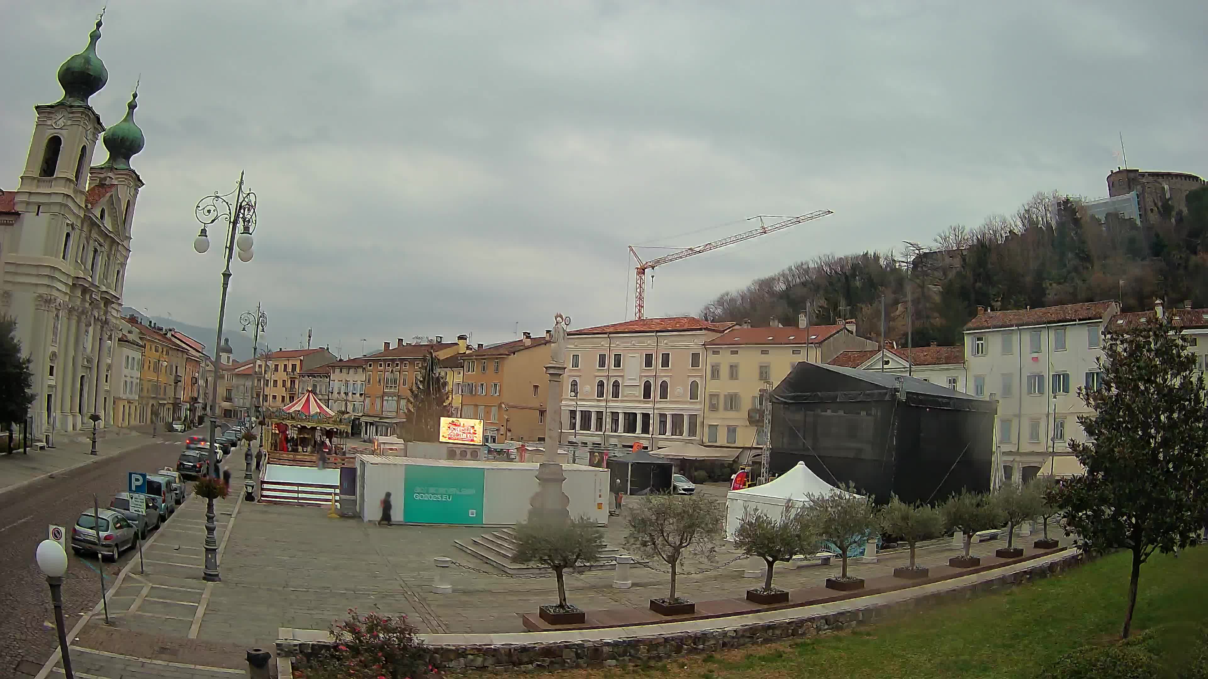 Webcam Gorizia Vittoria square – Cathedral of st. Ignazio