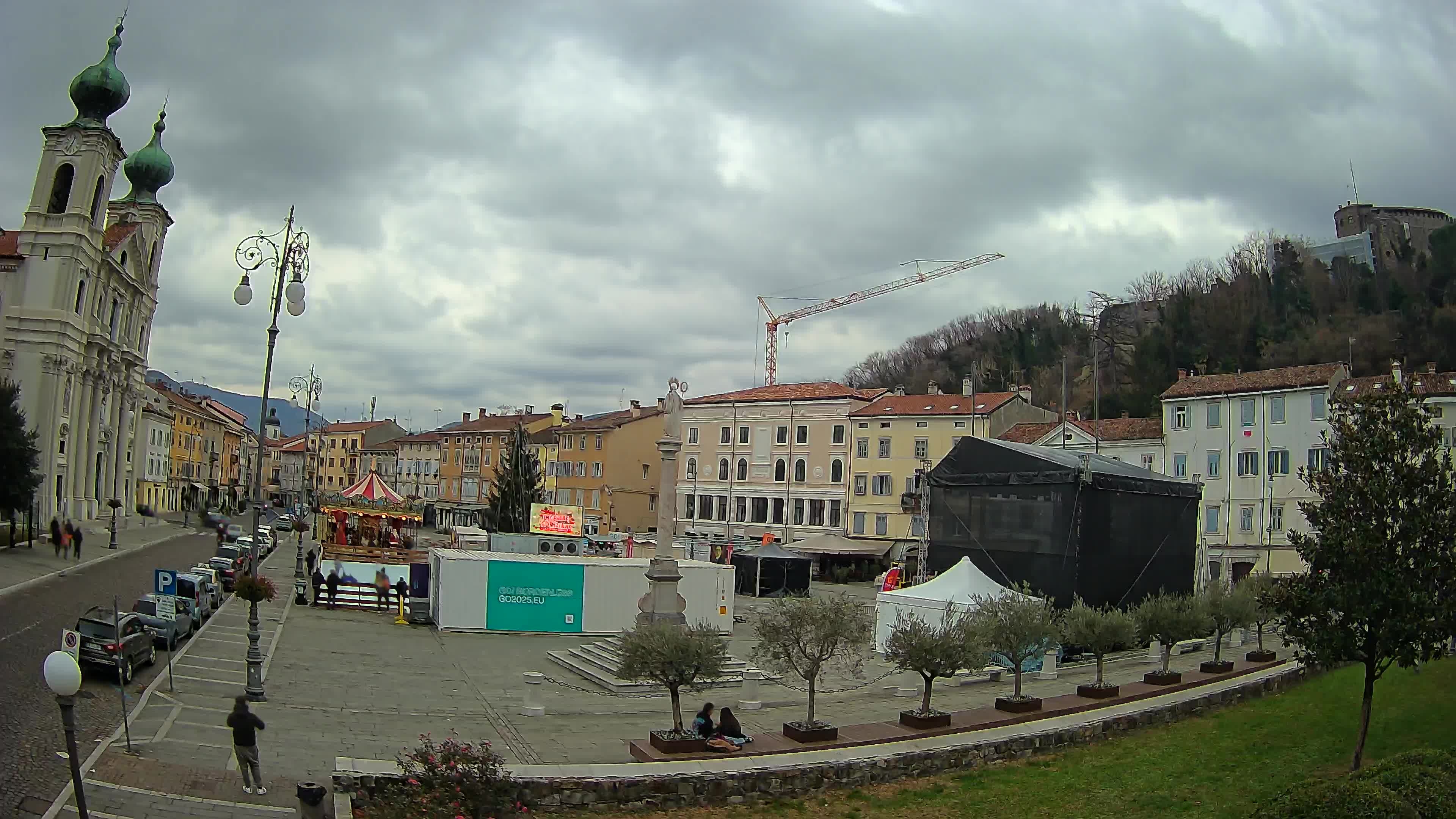 Webcam Gorizia Vittoria square – Cathedral of st. Ignazio