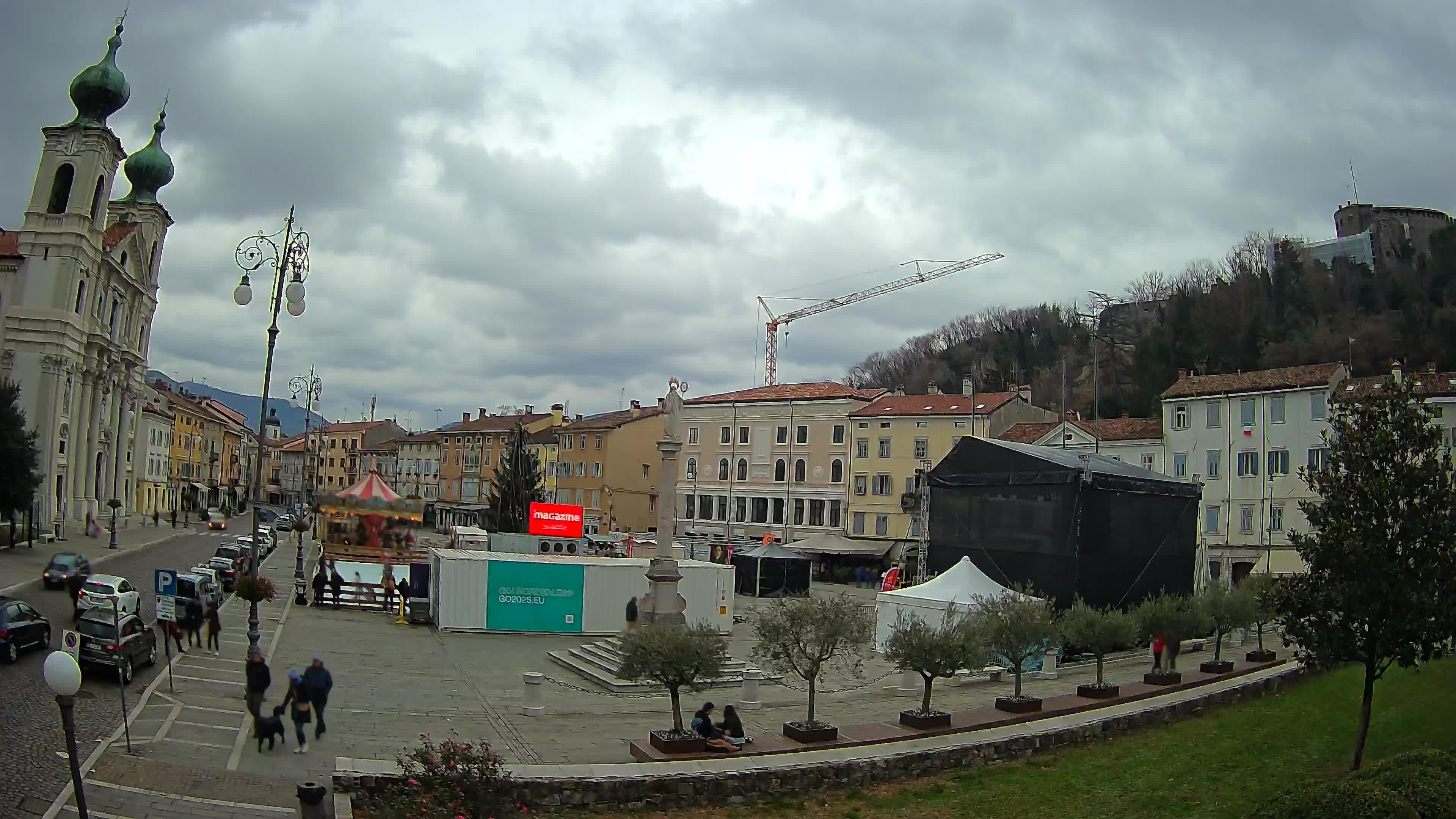 Webcam Gorizia Piazza della Vittoria e Duomo di S. Ignazio