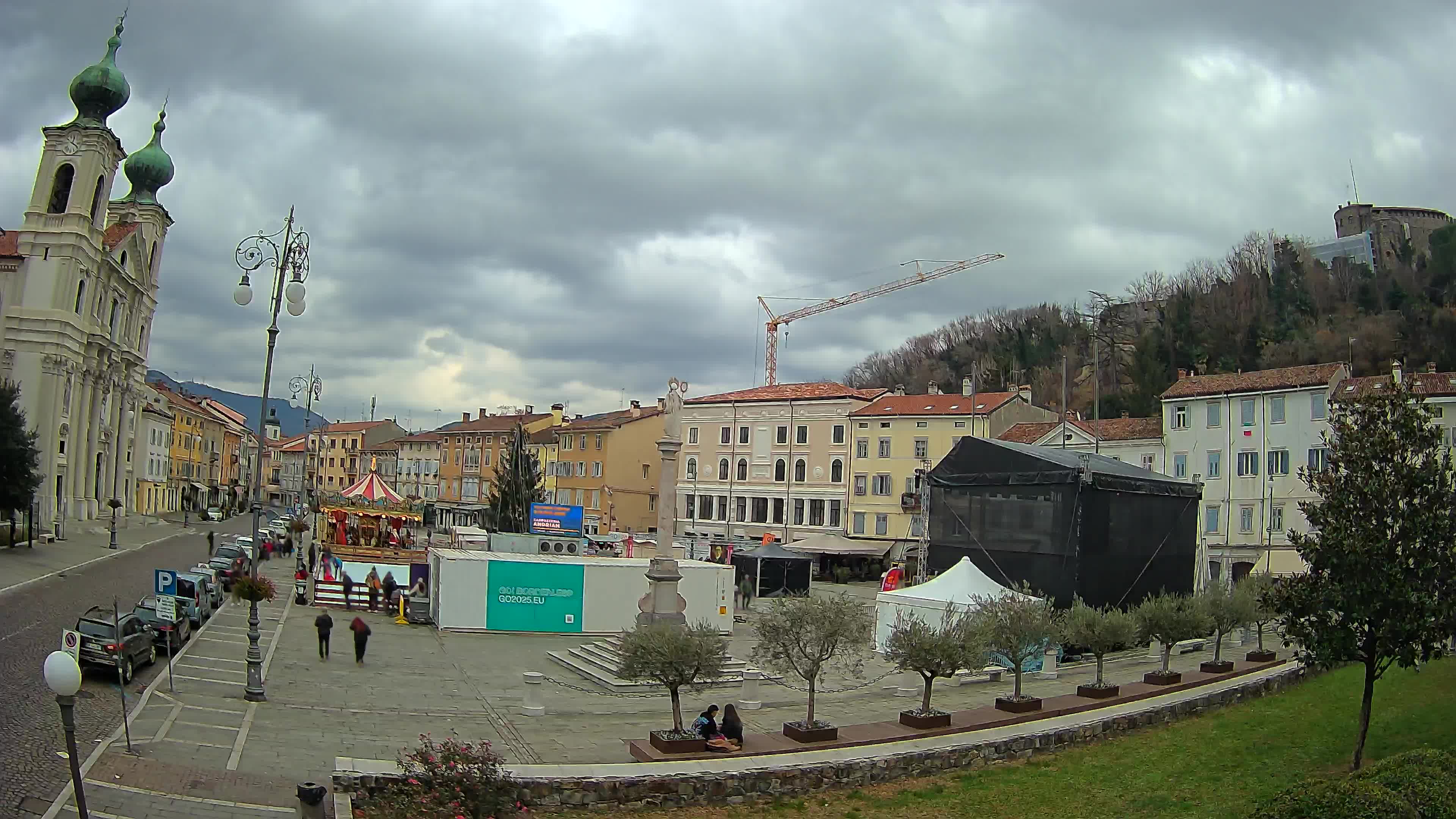 Webcam Gorizia Piazza della Vittoria e Duomo di S. Ignazio