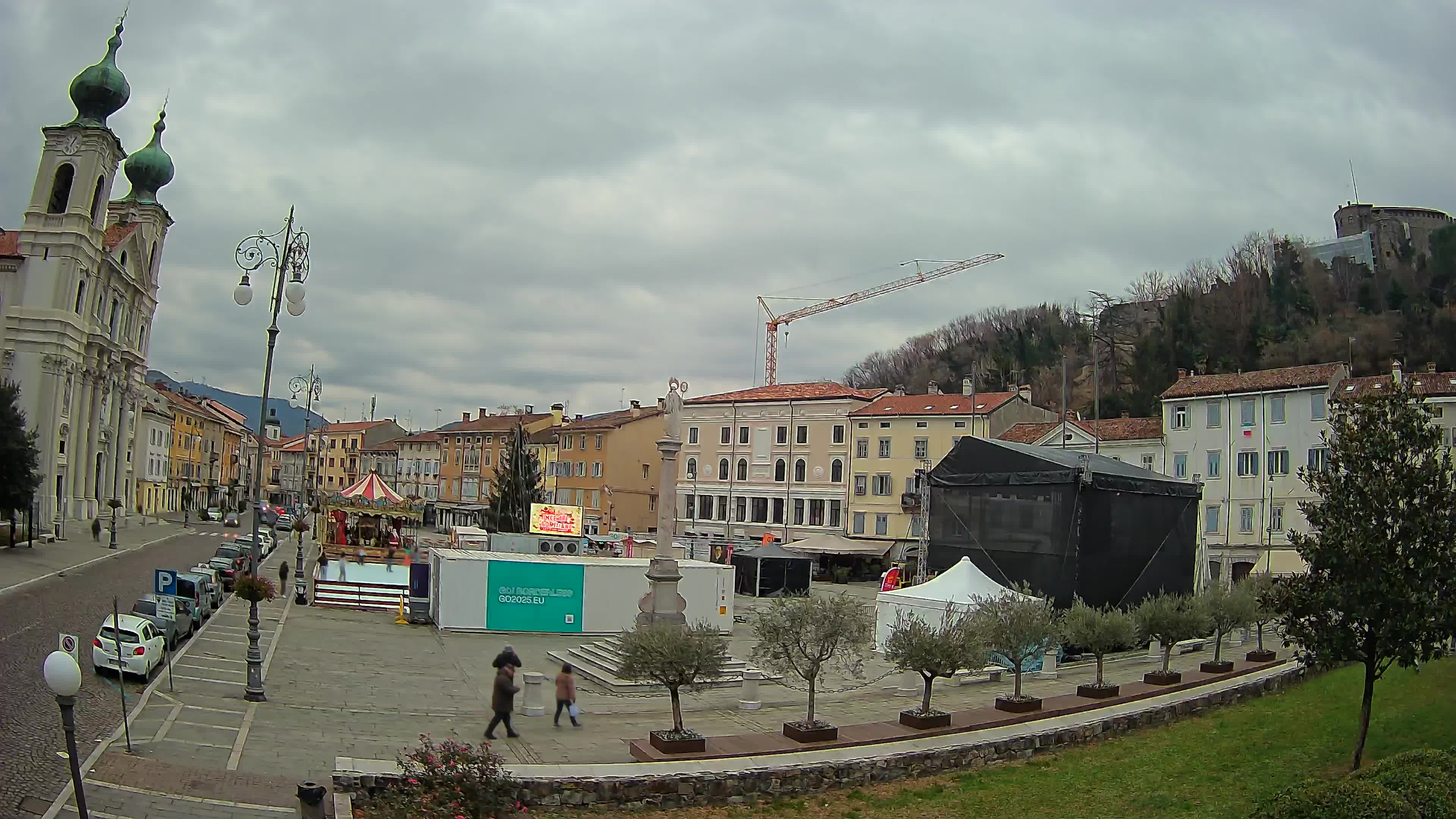 Gorizia – Place Vittoria – Cathédrale st. Ignazio