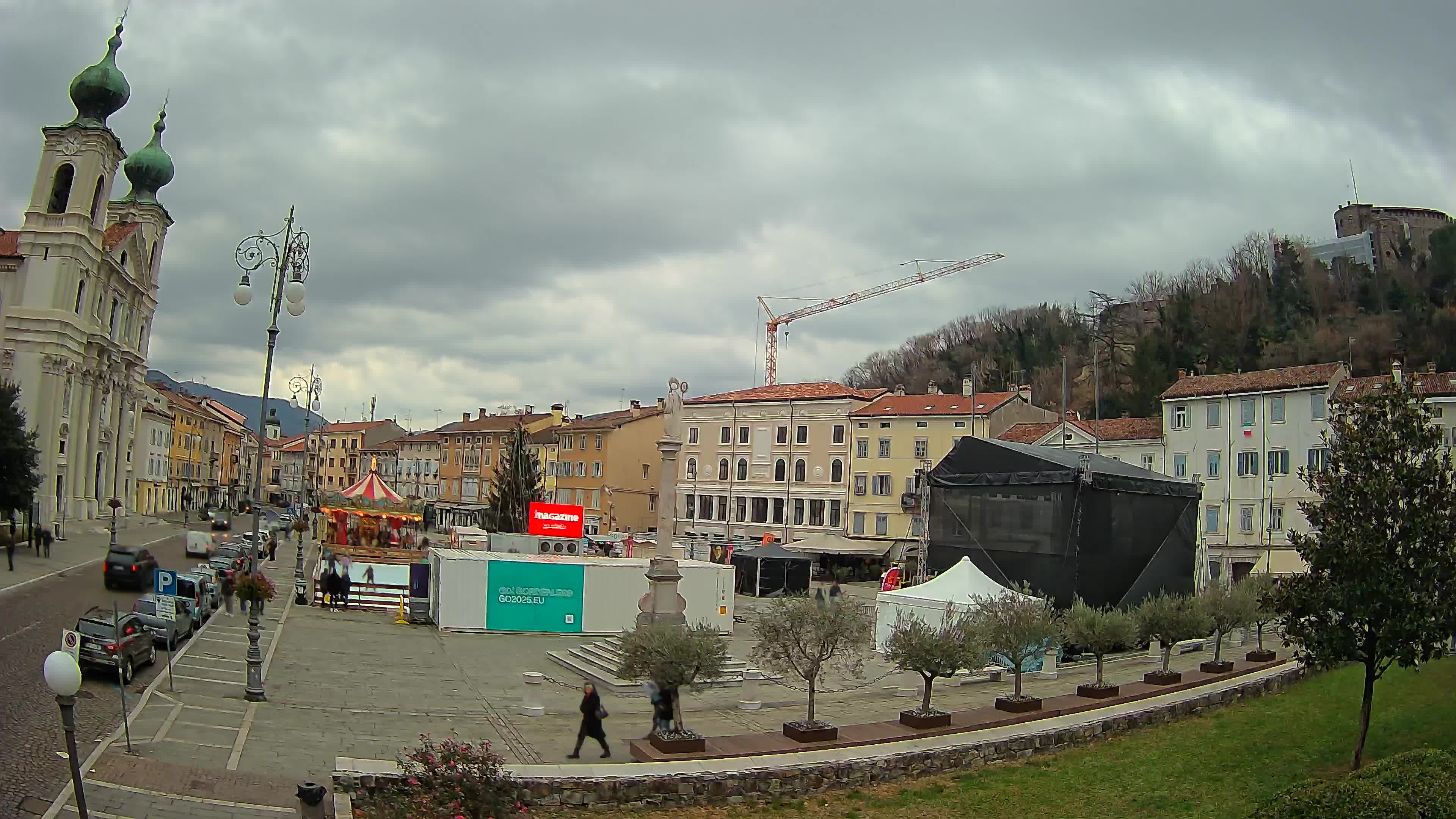 Webcam Gorizia Vittoria square – Cathedral of st. Ignazio