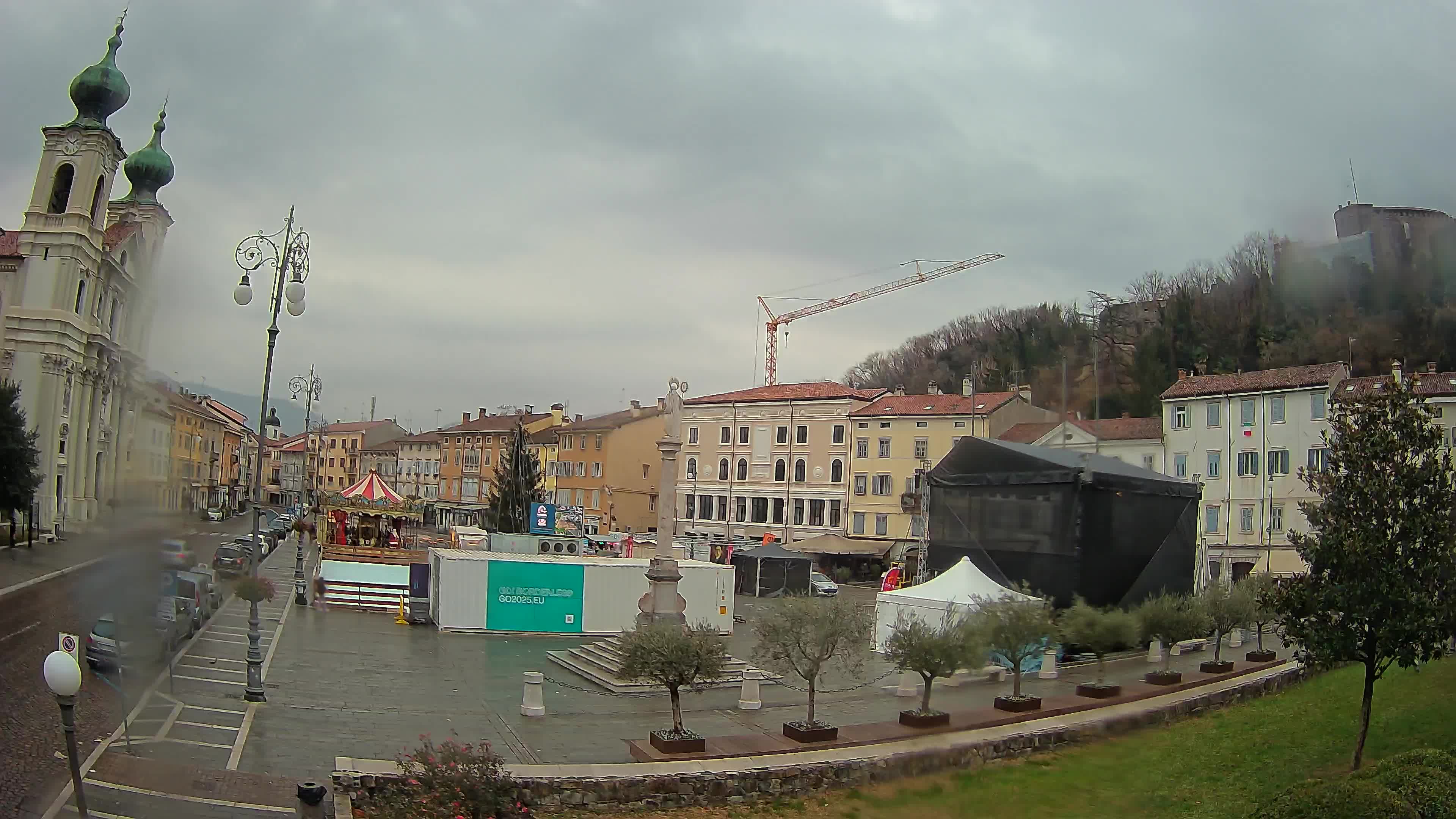 Webcam Gorizia Vittoria square – Cathedral of st. Ignazio