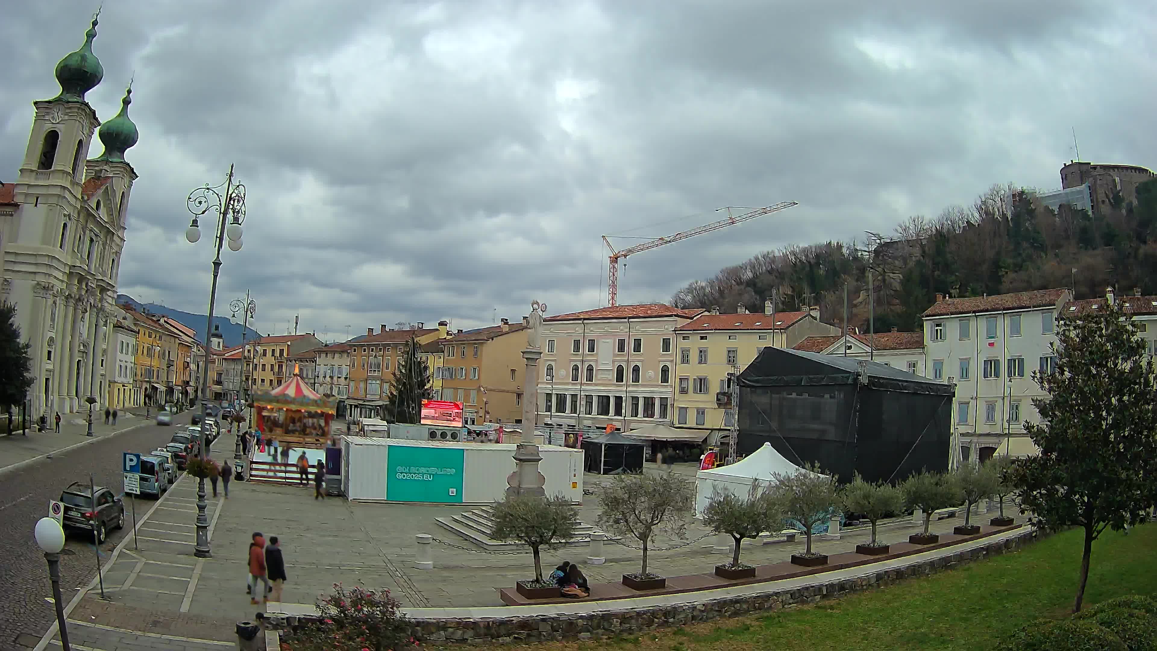 Webcam Gorizia Vittoria square – Cathedral of st. Ignazio