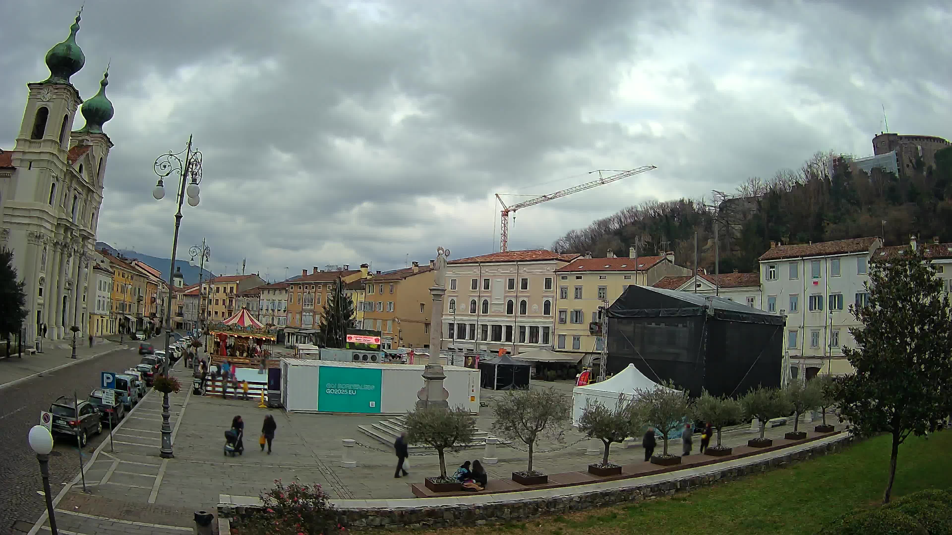 Webcam Gorizia Vittoria square – Cathedral of st. Ignazio