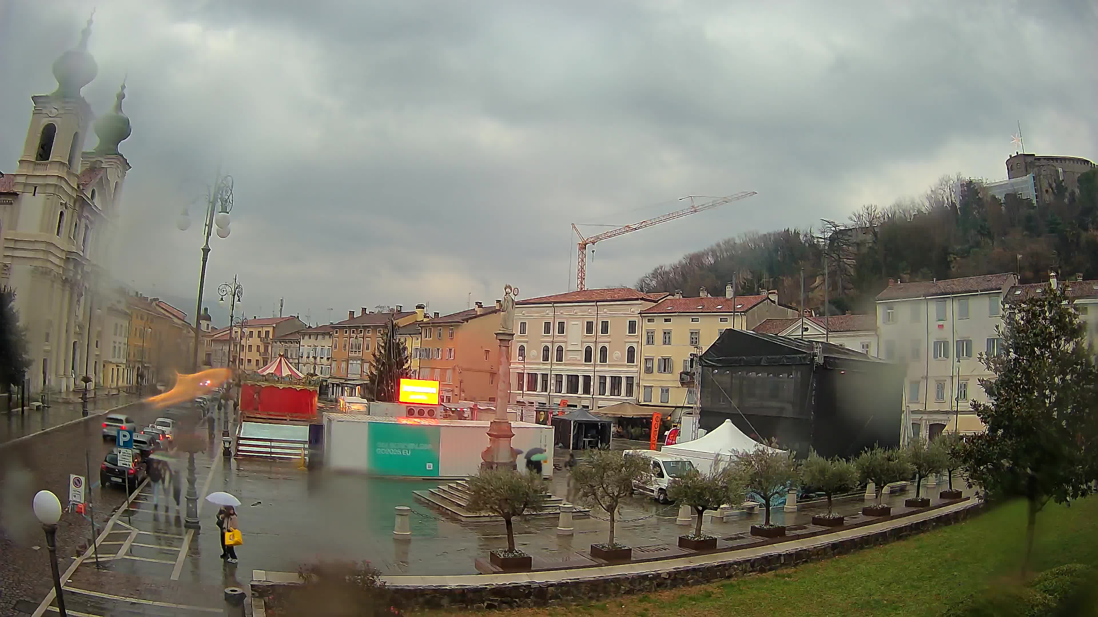 Webcam Gorizia Vittoria square – Cathedral of st. Ignazio