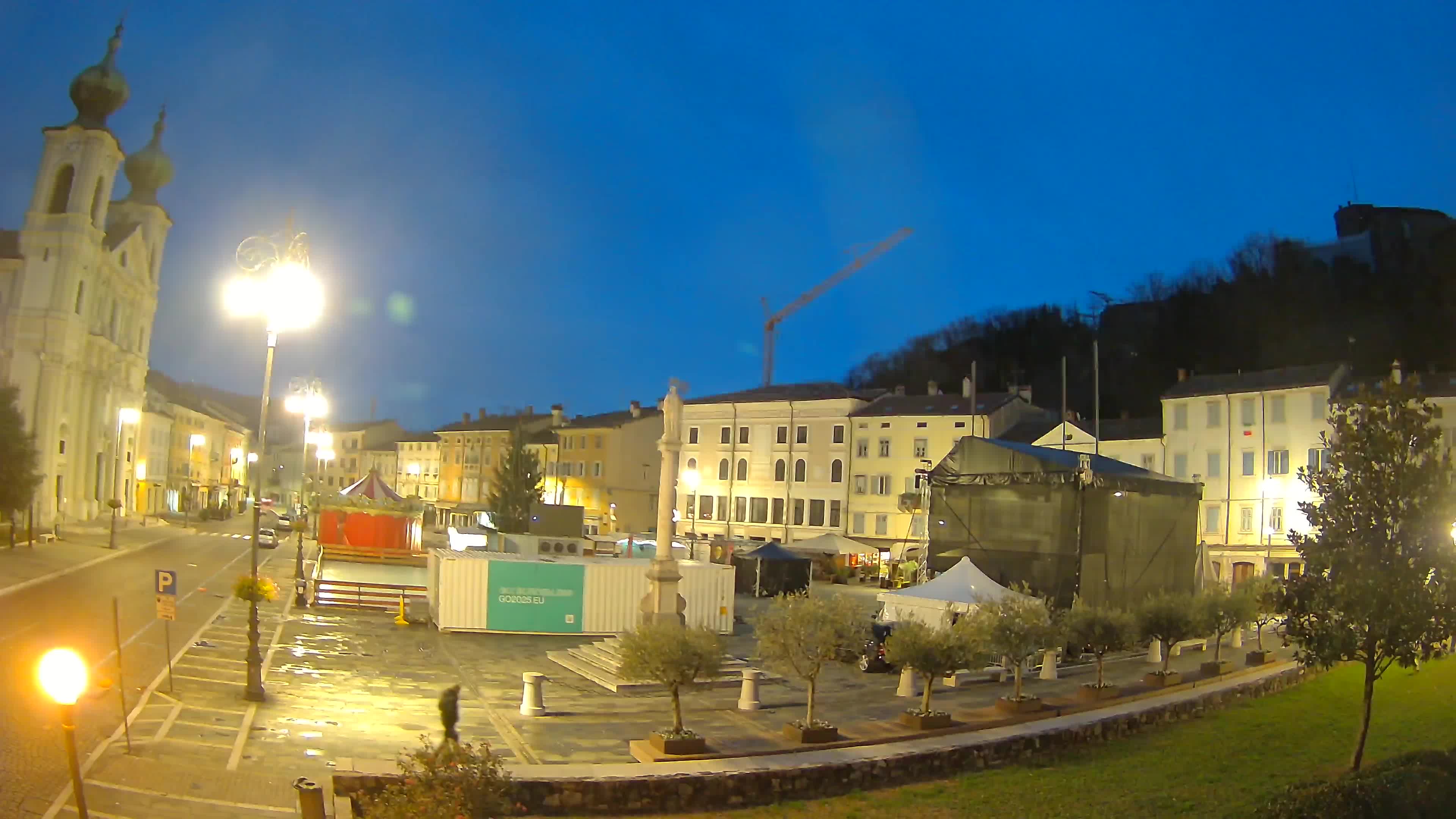 Webcam Gorizia Piazza della Vittoria e Duomo di S. Ignazio