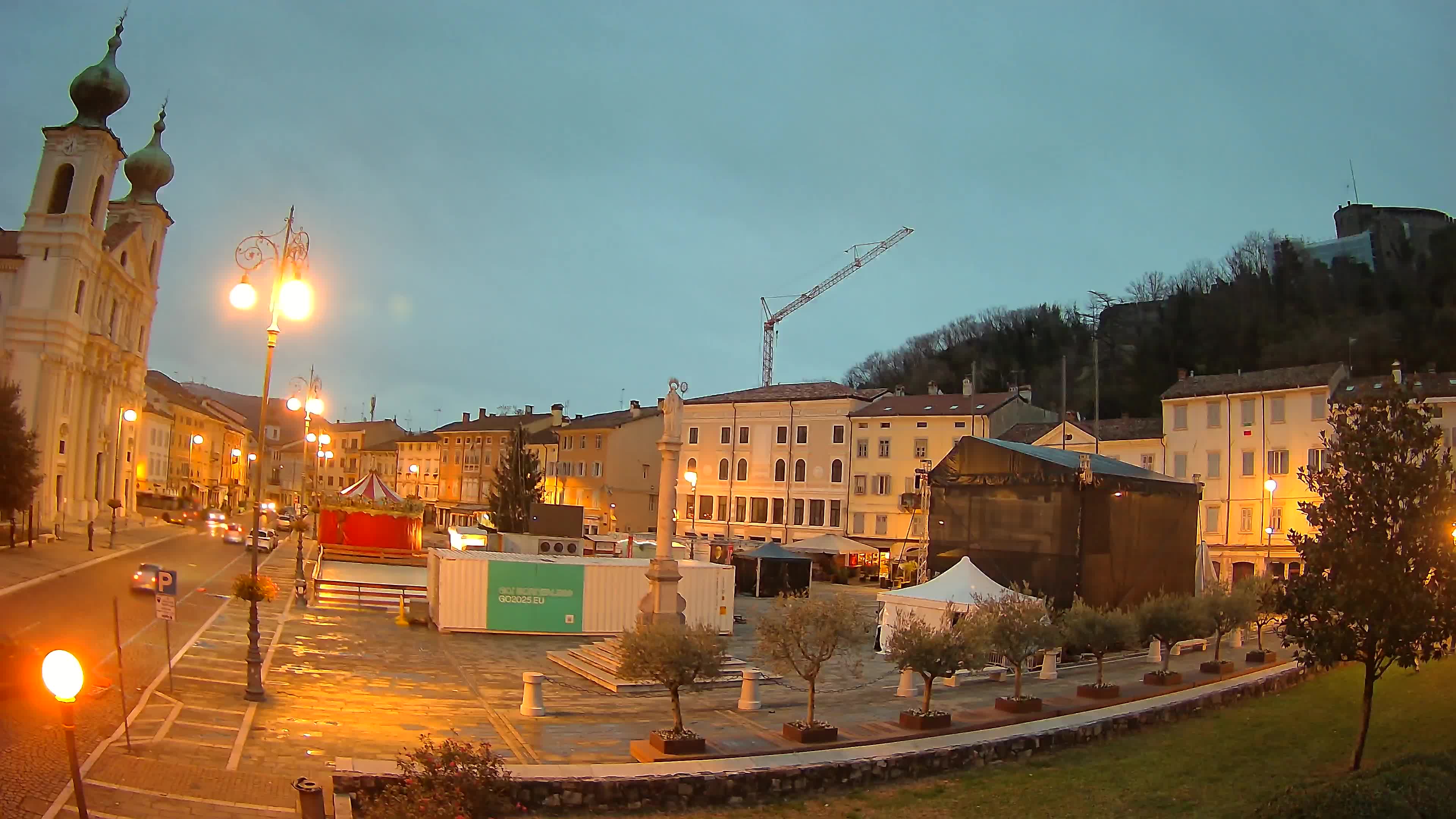 Webcam Gorizia Vittoria square – Cathedral of st. Ignazio