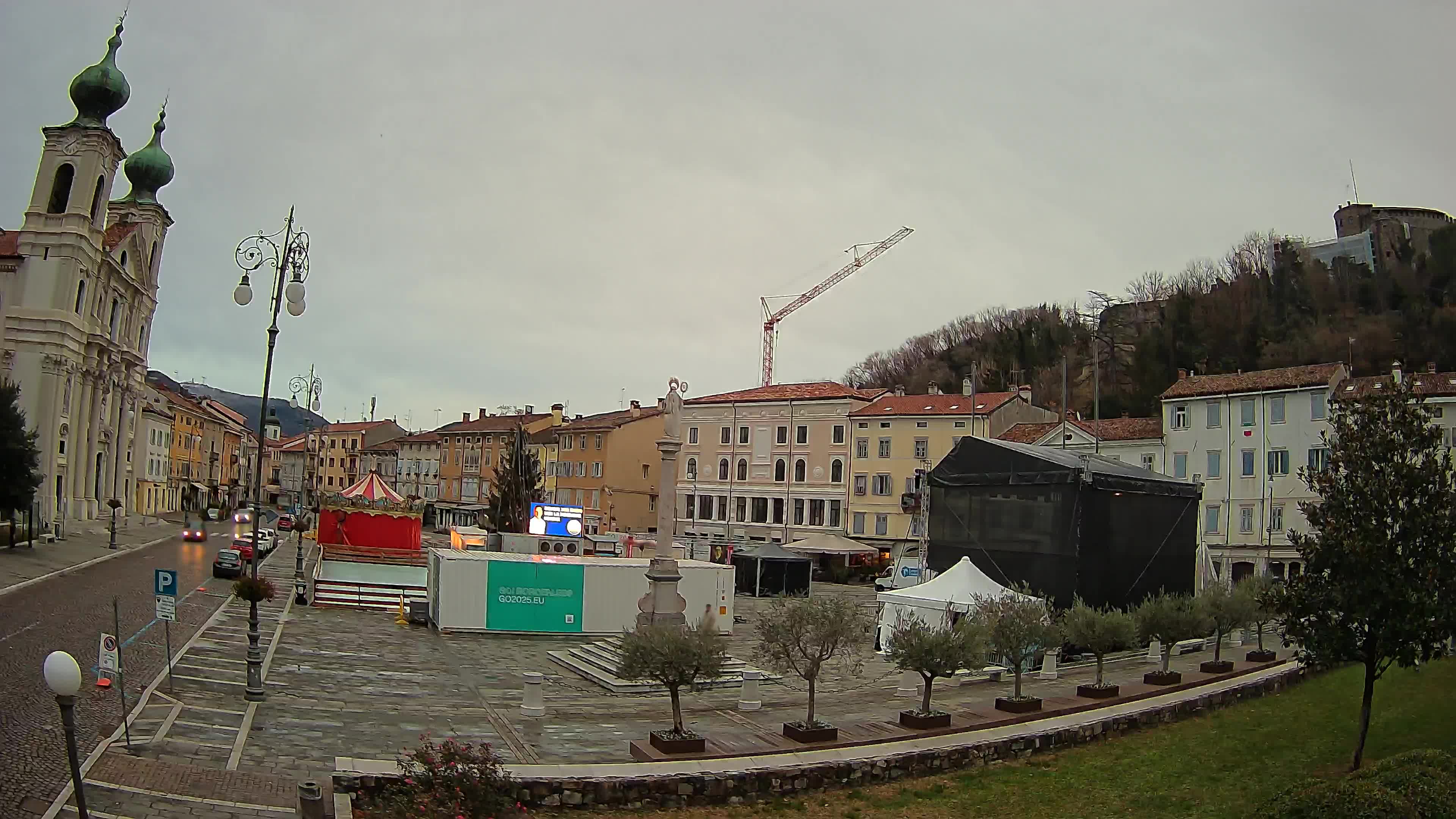 Gorizia – Place Vittoria – Cathédrale st. Ignazio