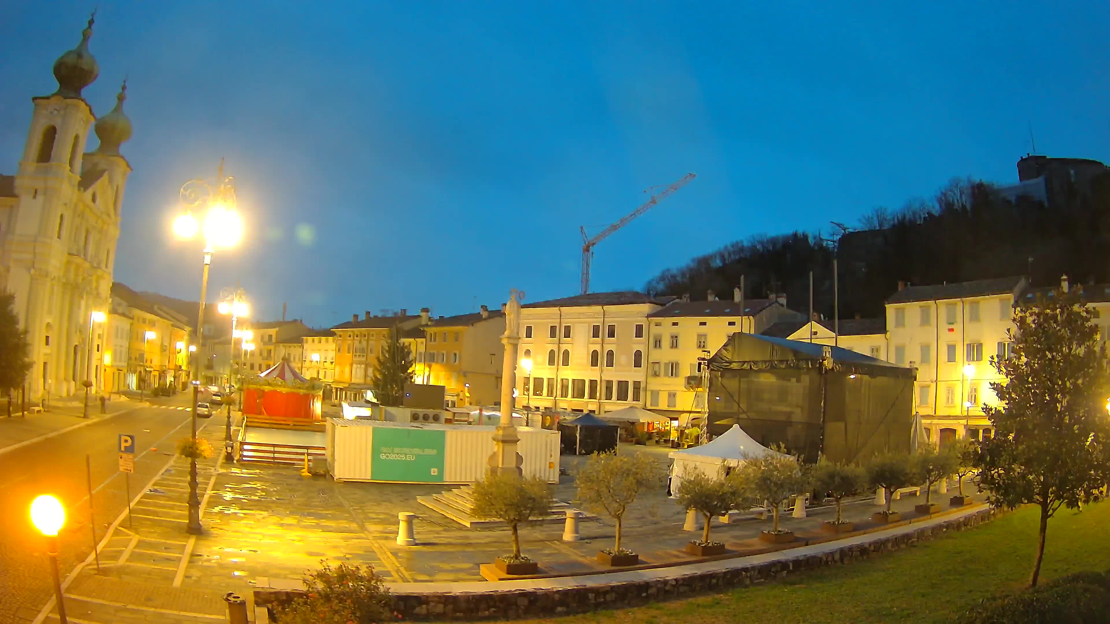 Webcam Gorizia Vittoria square – Cathedral of st. Ignazio