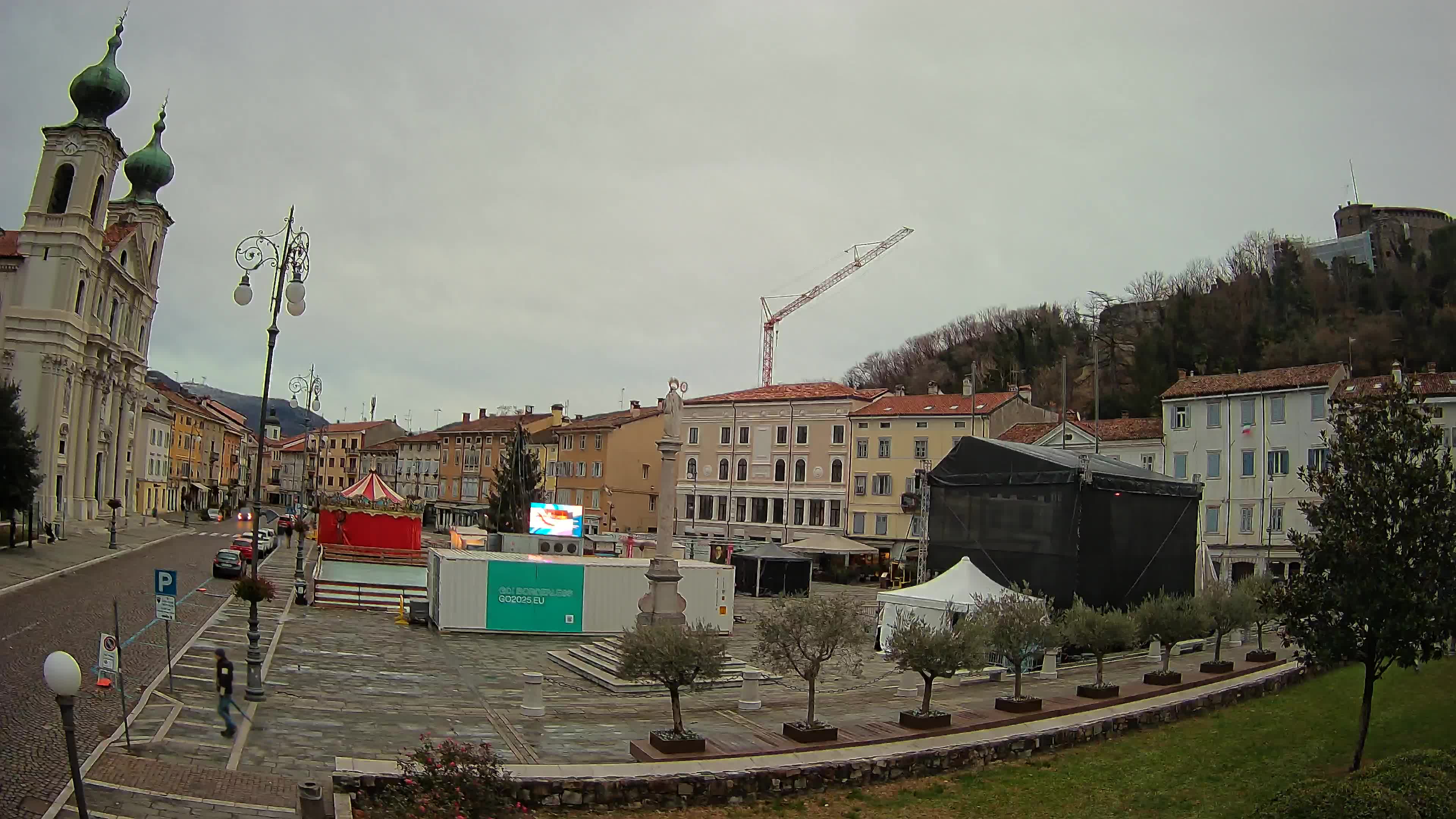 Webcam Gorizia Vittoria square – Cathedral of st. Ignazio