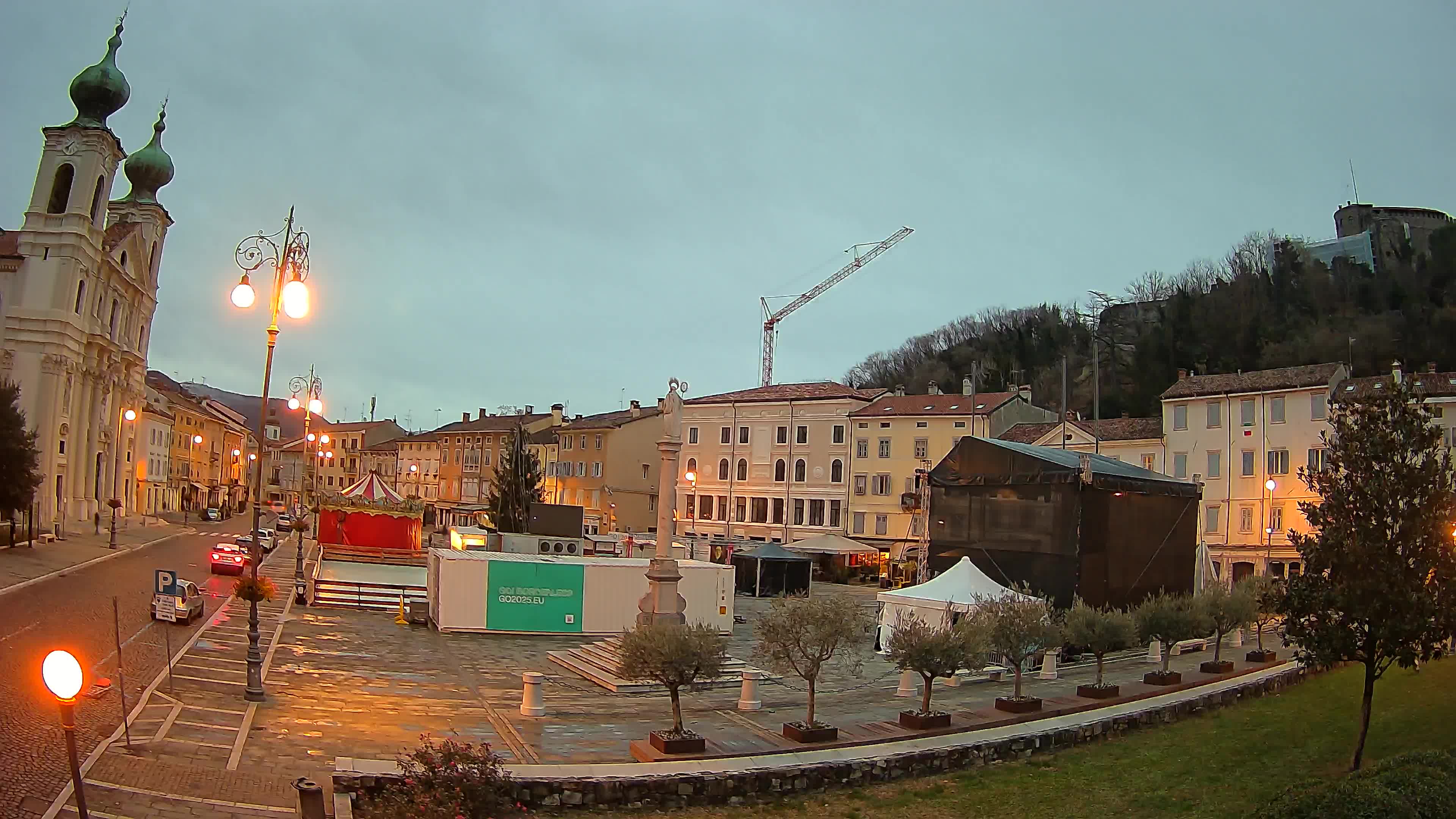 Gorizia – Place Vittoria – Cathédrale st. Ignazio