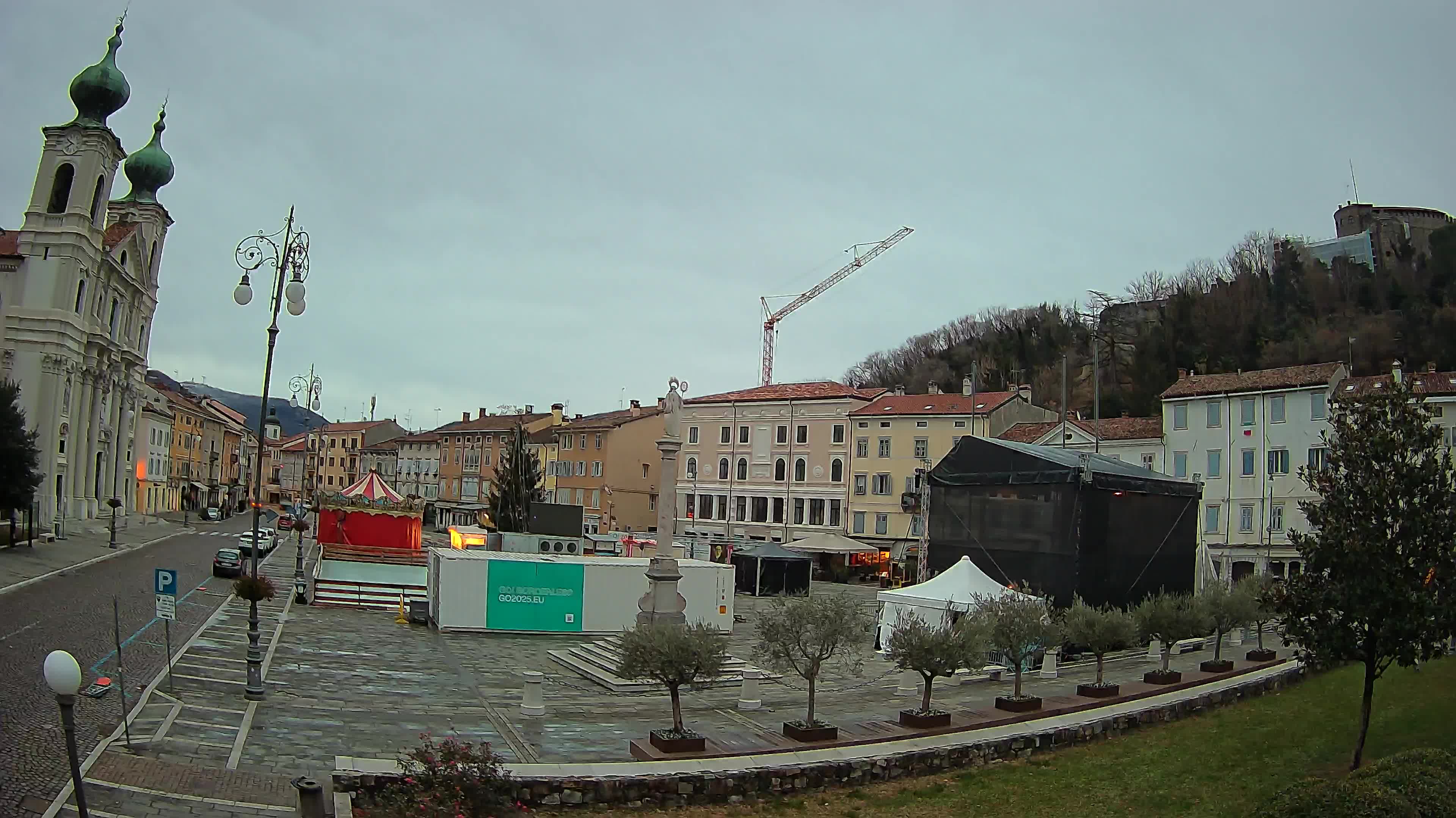 Webcam Gorizia Vittoria square – Cathedral of st. Ignazio