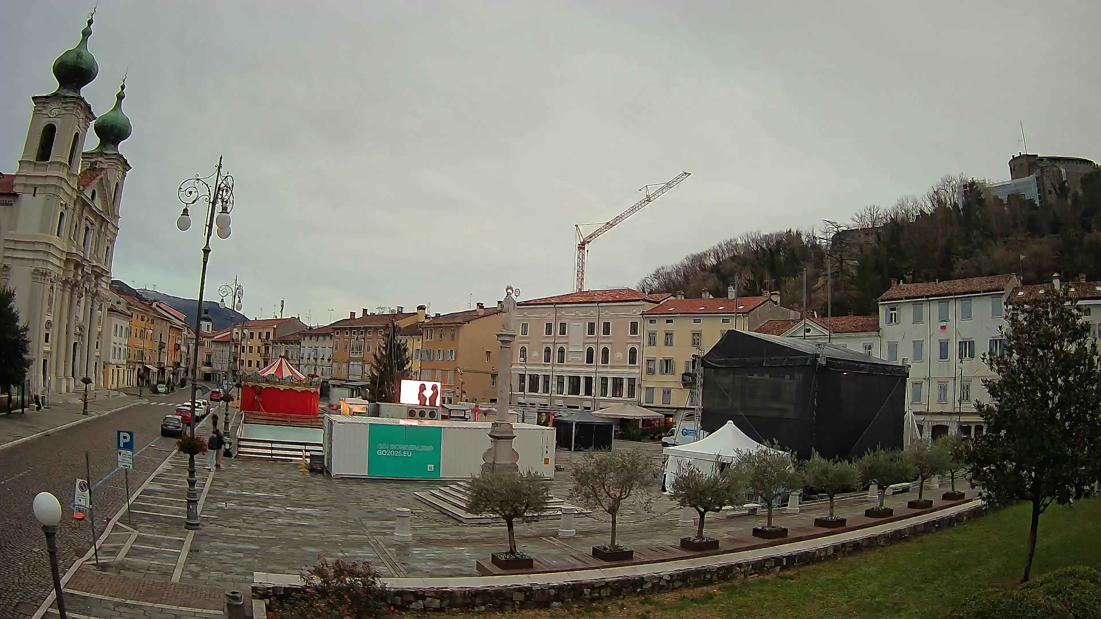 Gorizia – Plaza Vittoria – Catedral de San Pedro. Ignacio