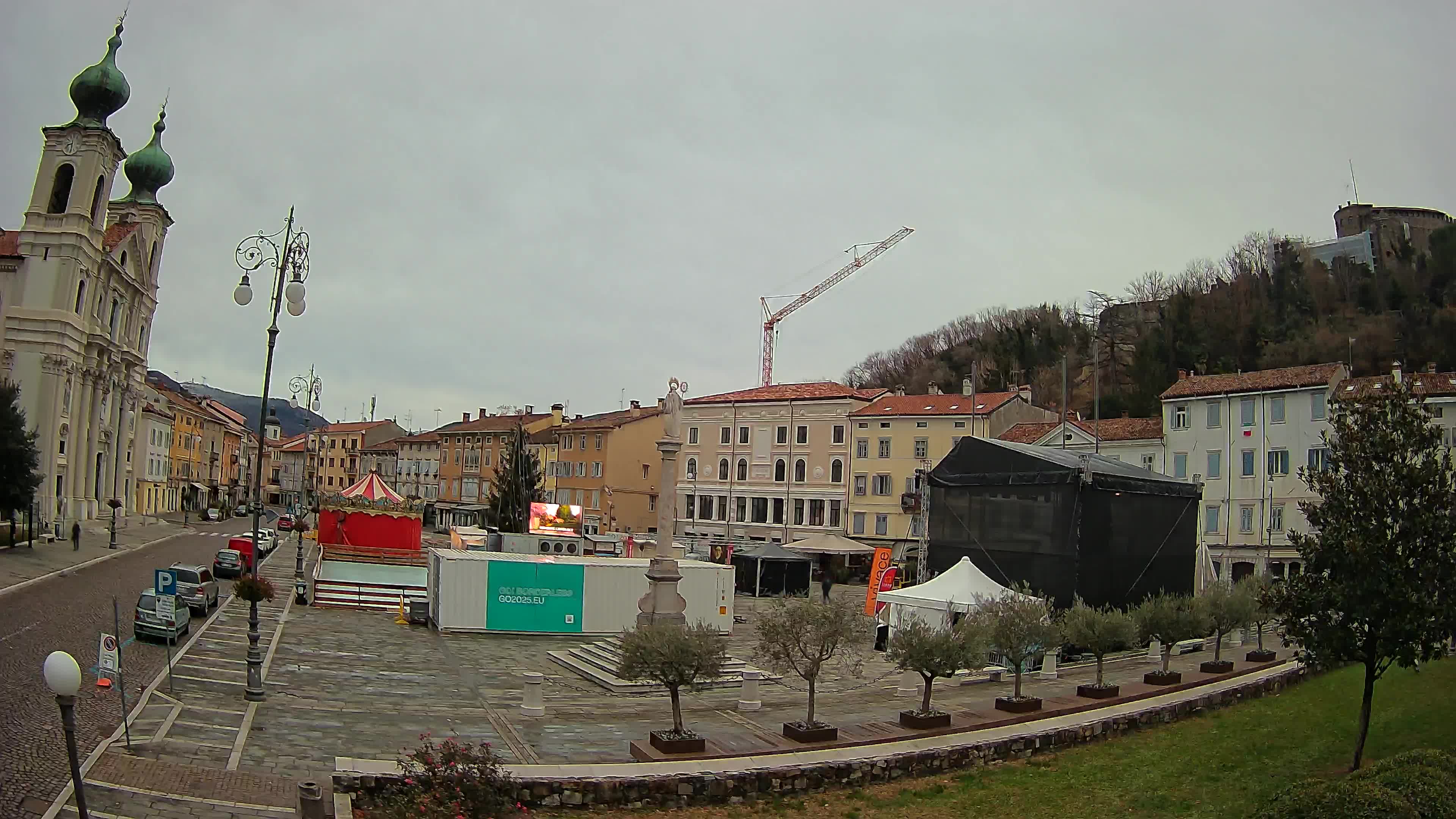 Webcam Gorizia Vittoria square – Cathedral of st. Ignazio