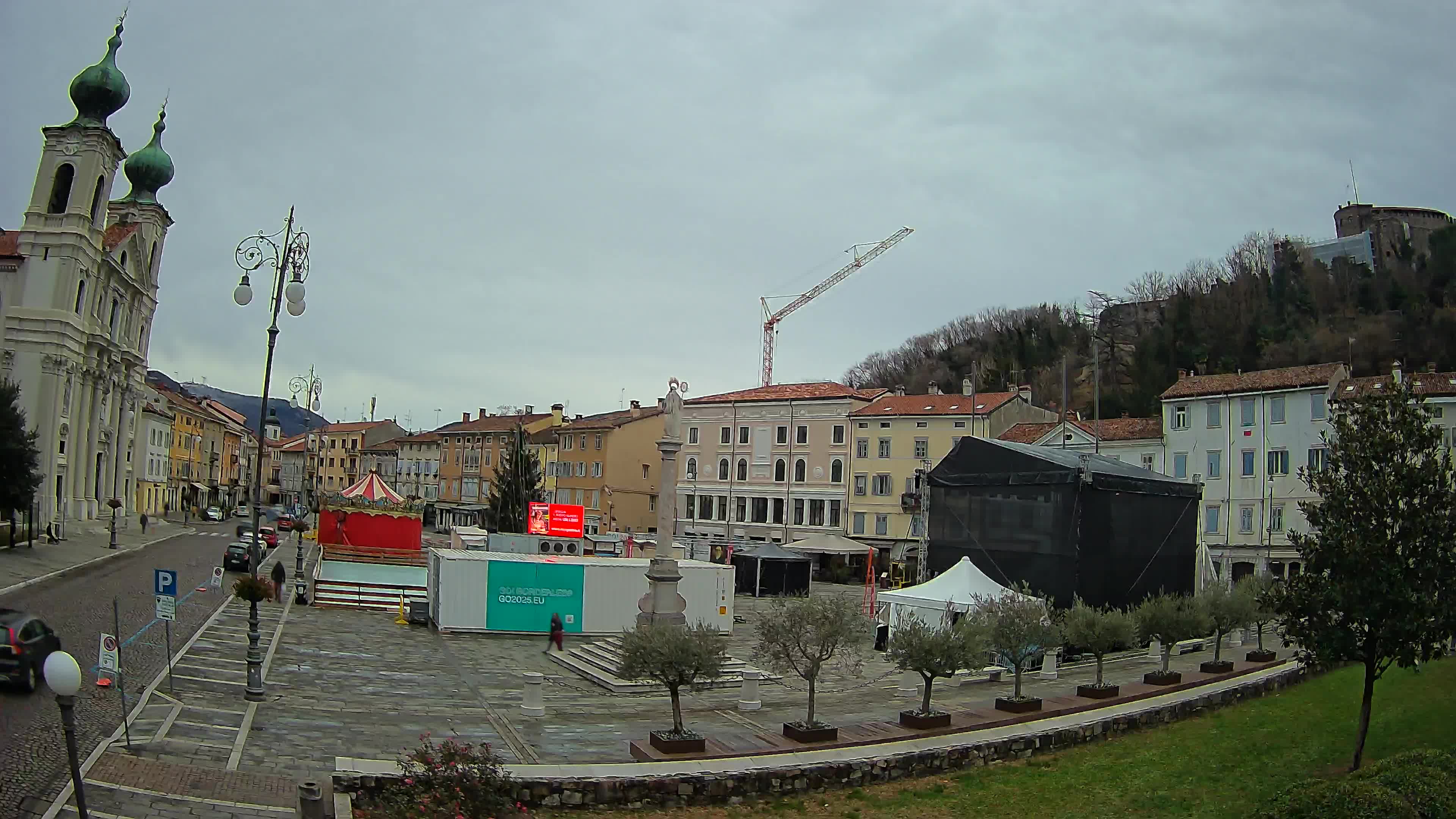 Webcam Gorizia Vittoria square – Cathedral of st. Ignazio