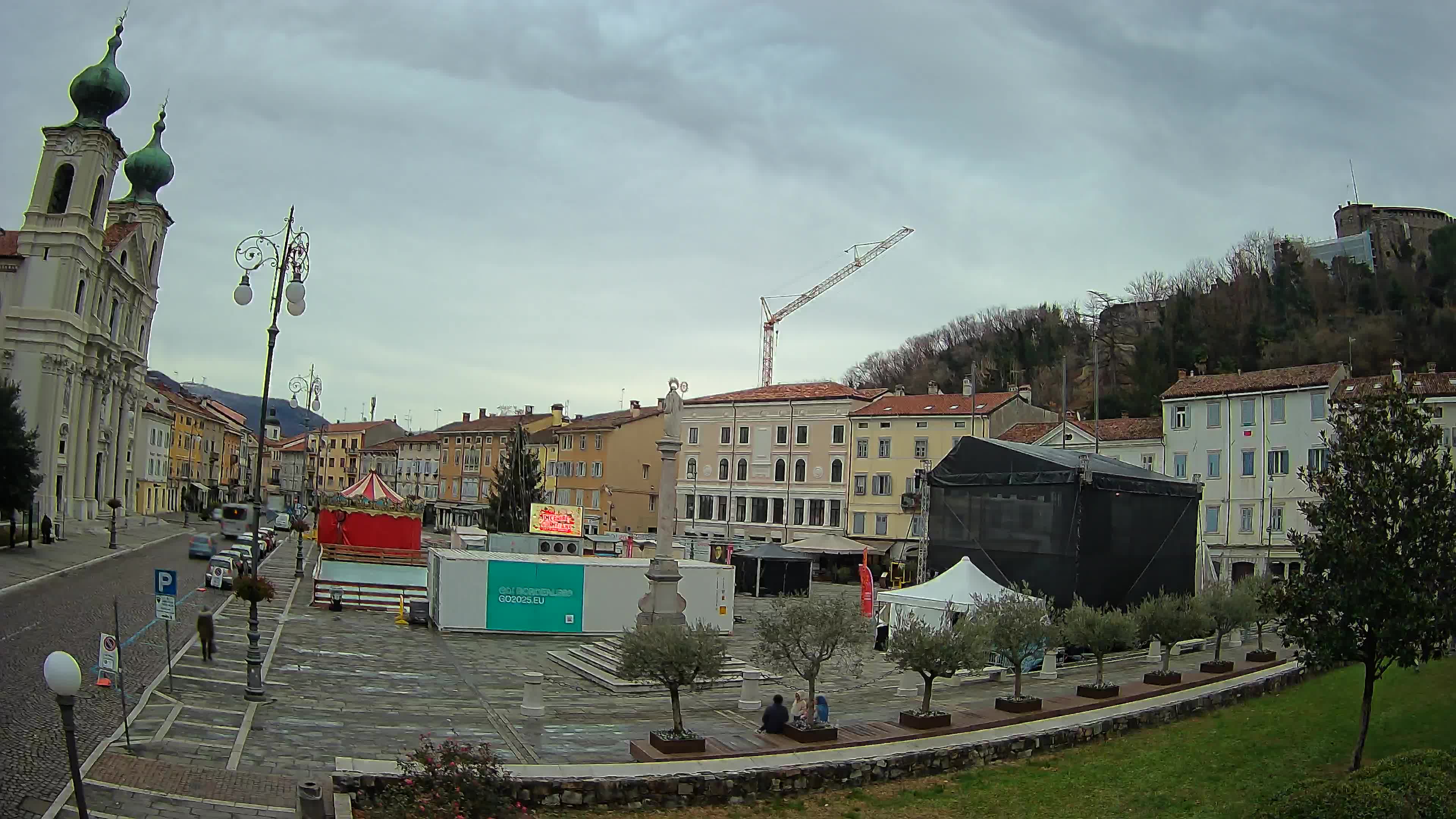 Webcam Gorizia Vittoria square – Cathedral of st. Ignazio