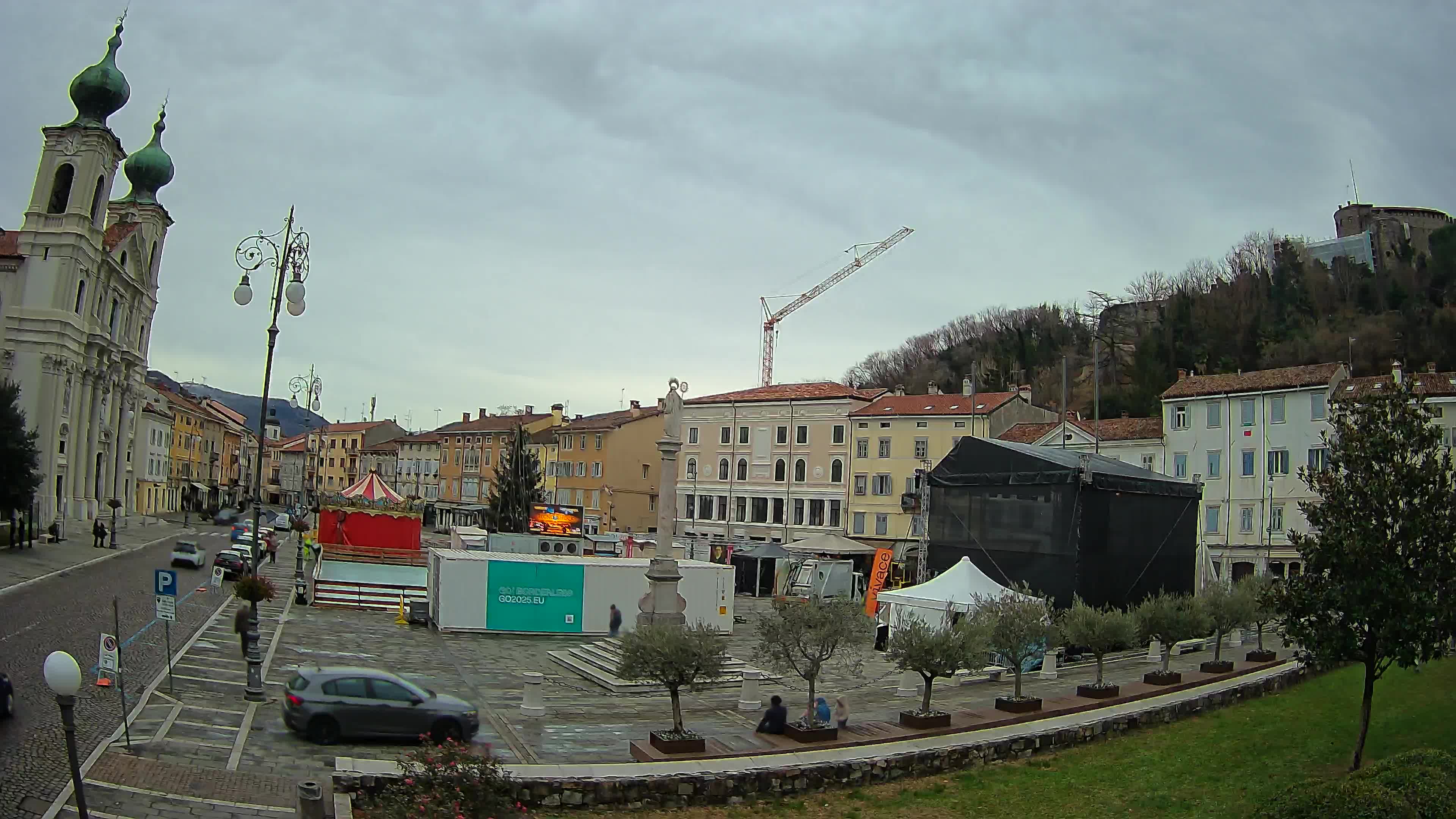 Webcam Gorizia Vittoria square – Cathedral of st. Ignazio