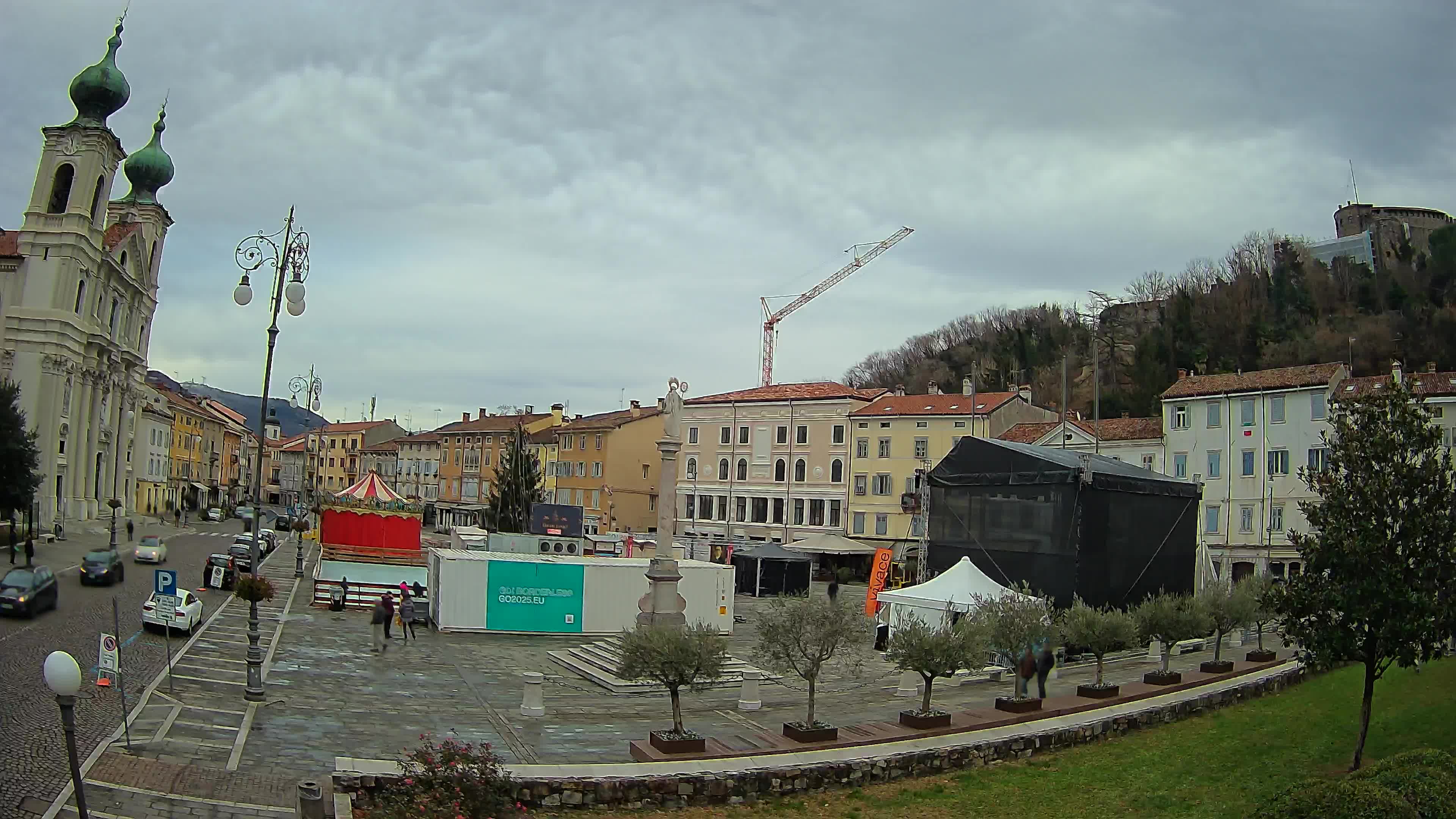 Webcam Gorizia Vittoria square – Cathedral of st. Ignazio