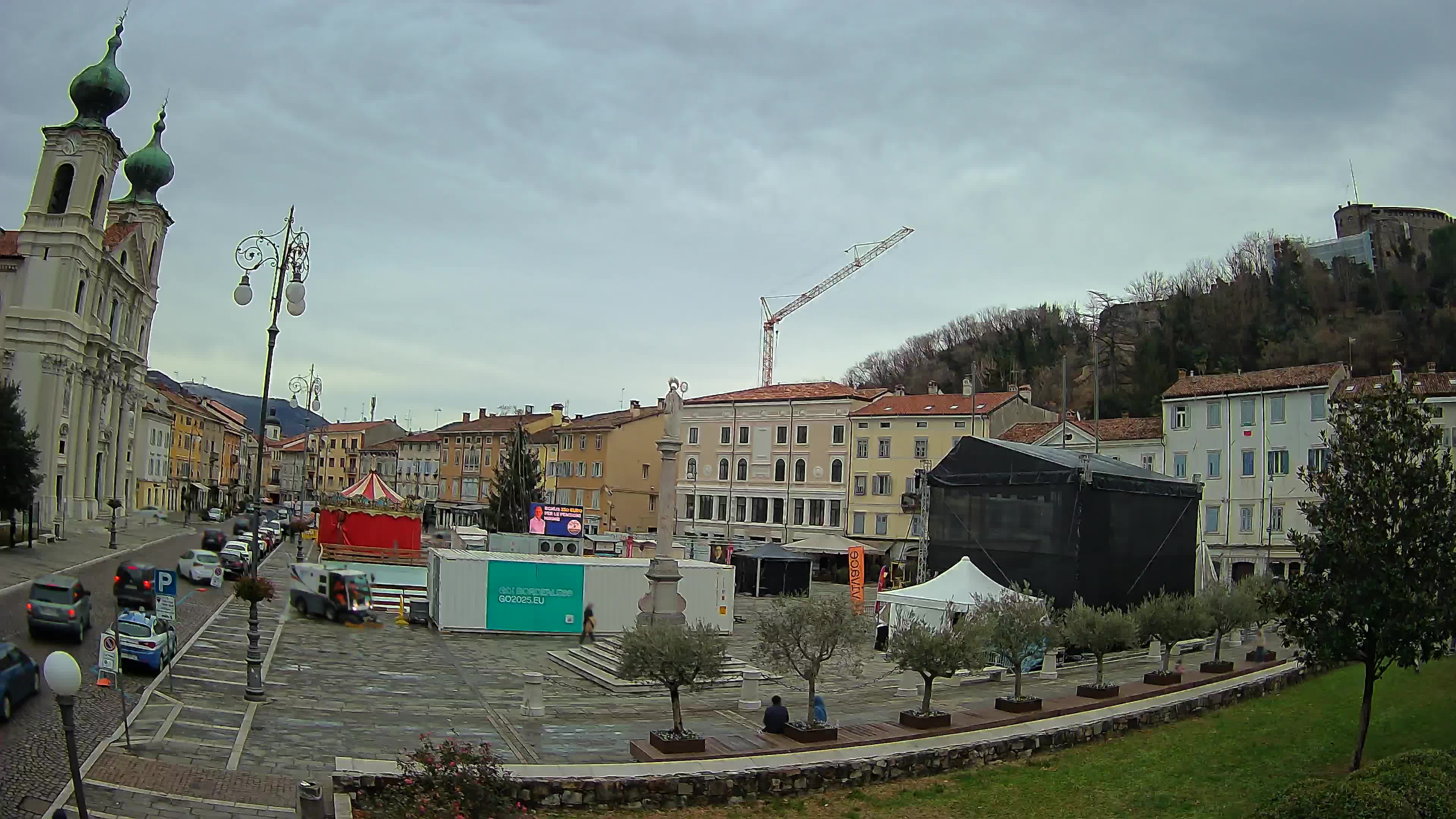 Gorizia – Plaza Vittoria – Catedral de San Pedro. Ignacio