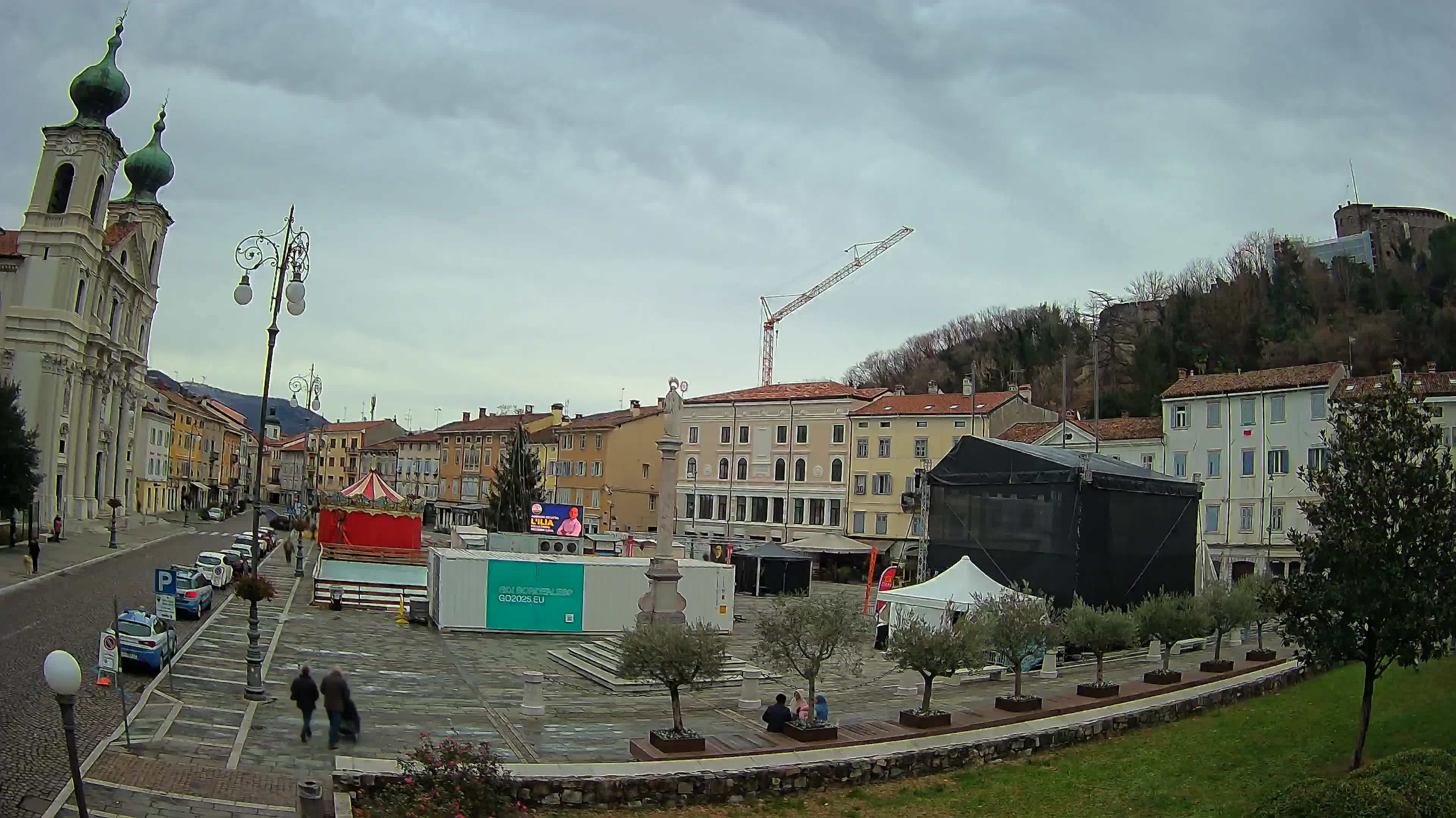 Webcam Gorizia Vittoria square – Cathedral of st. Ignazio