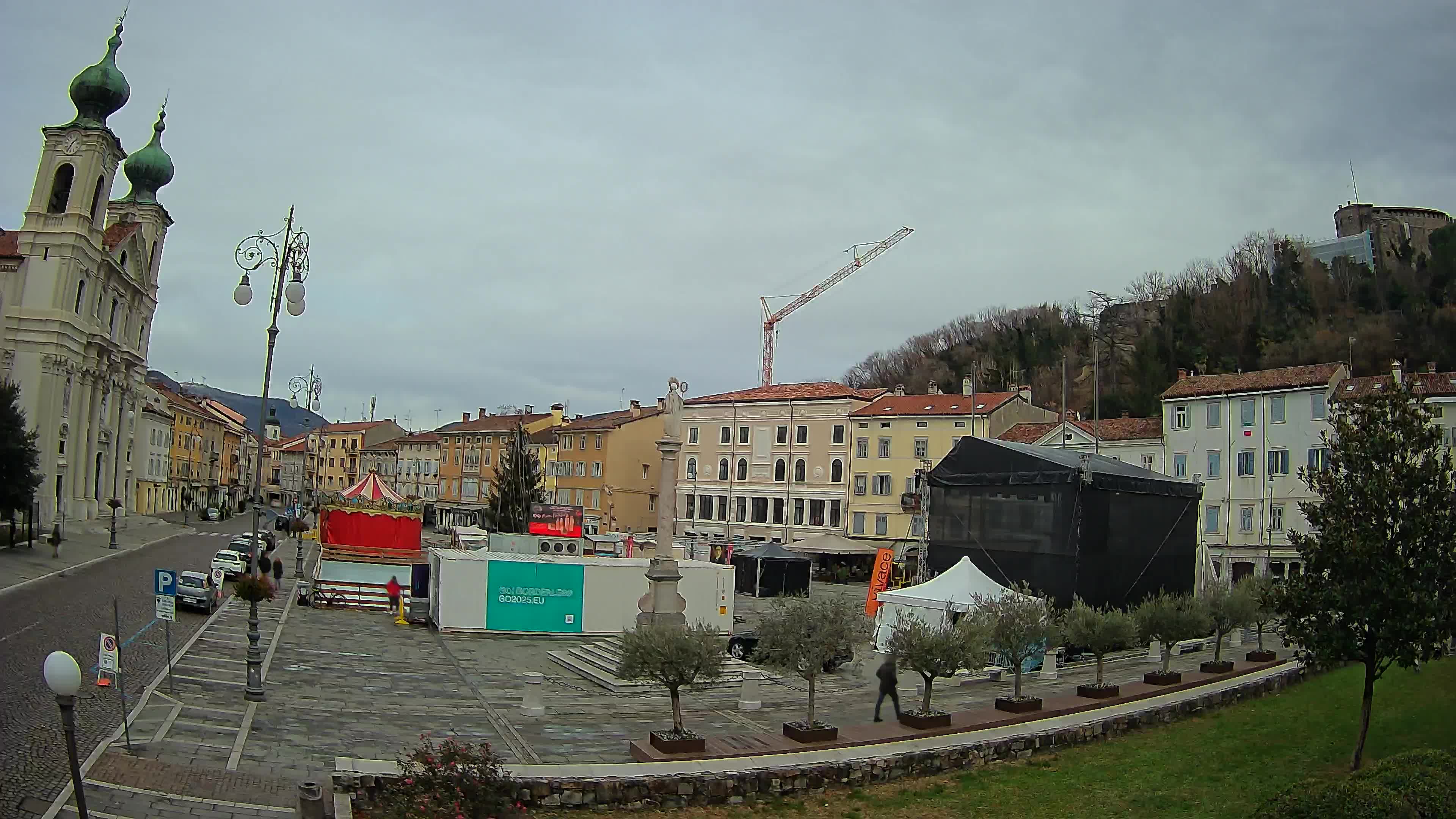 Webcam Gorizia Vittoria square – Cathedral of st. Ignazio