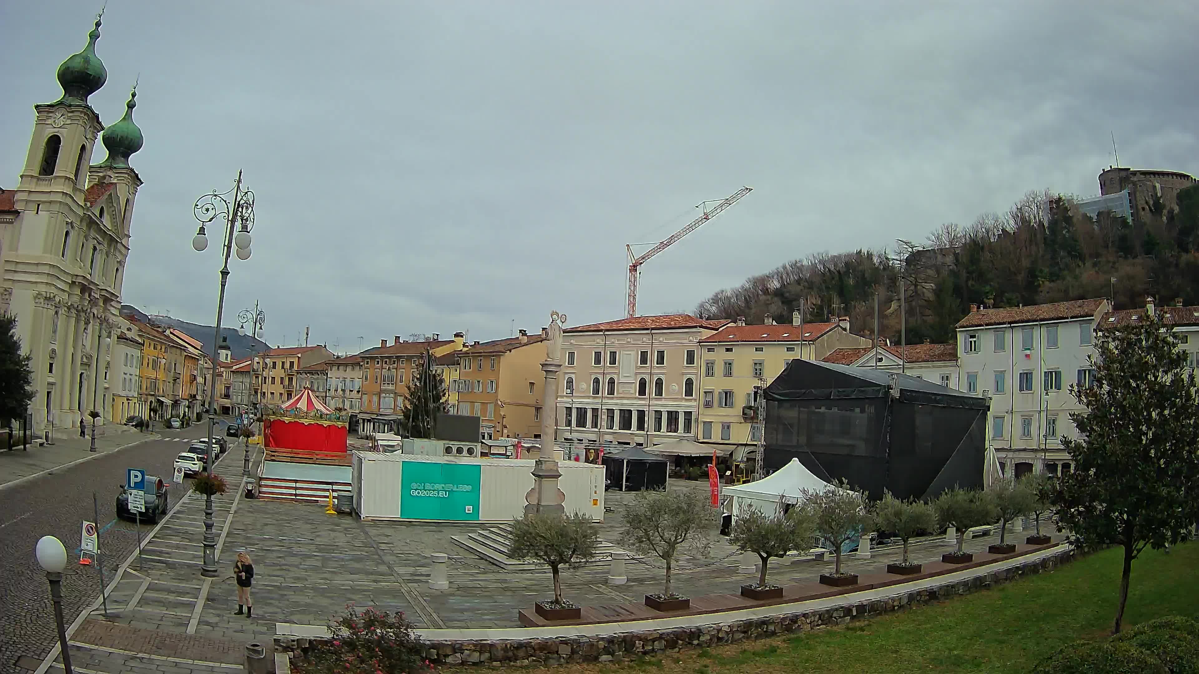 Webcam Gorizia Vittoria square – Cathedral of st. Ignazio