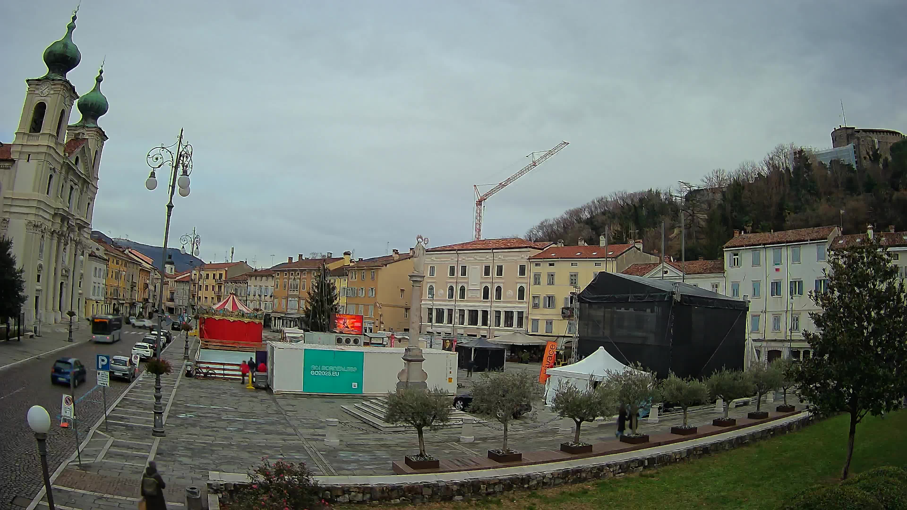 Webcam Gorizia Vittoria square – Cathedral of st. Ignazio