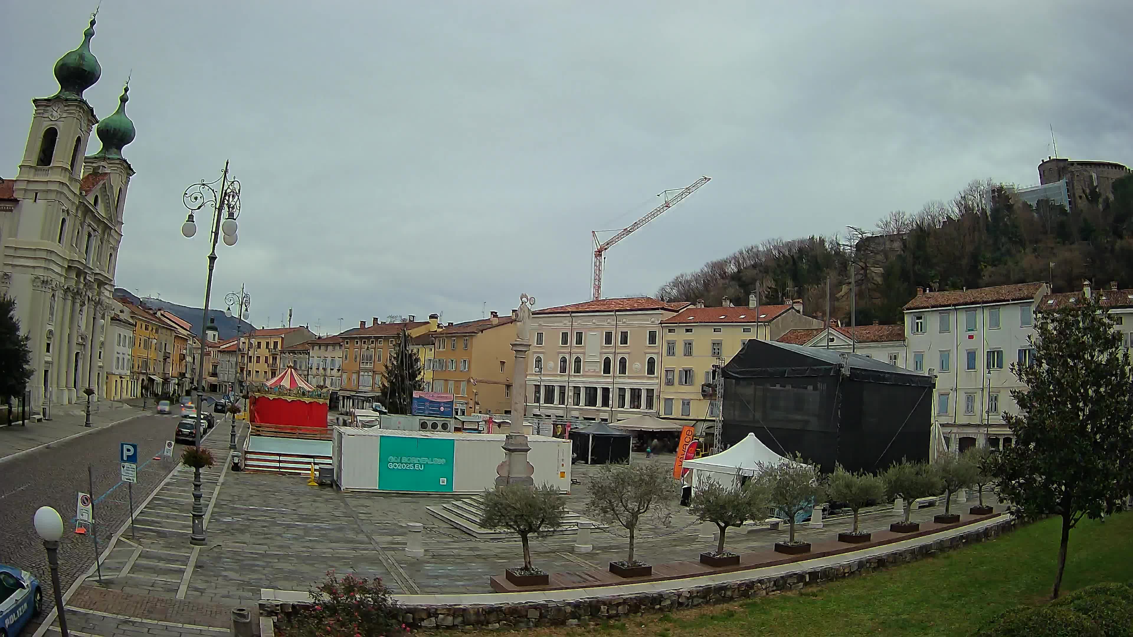 Webcam Gorizia Vittoria square – Cathedral of st. Ignazio