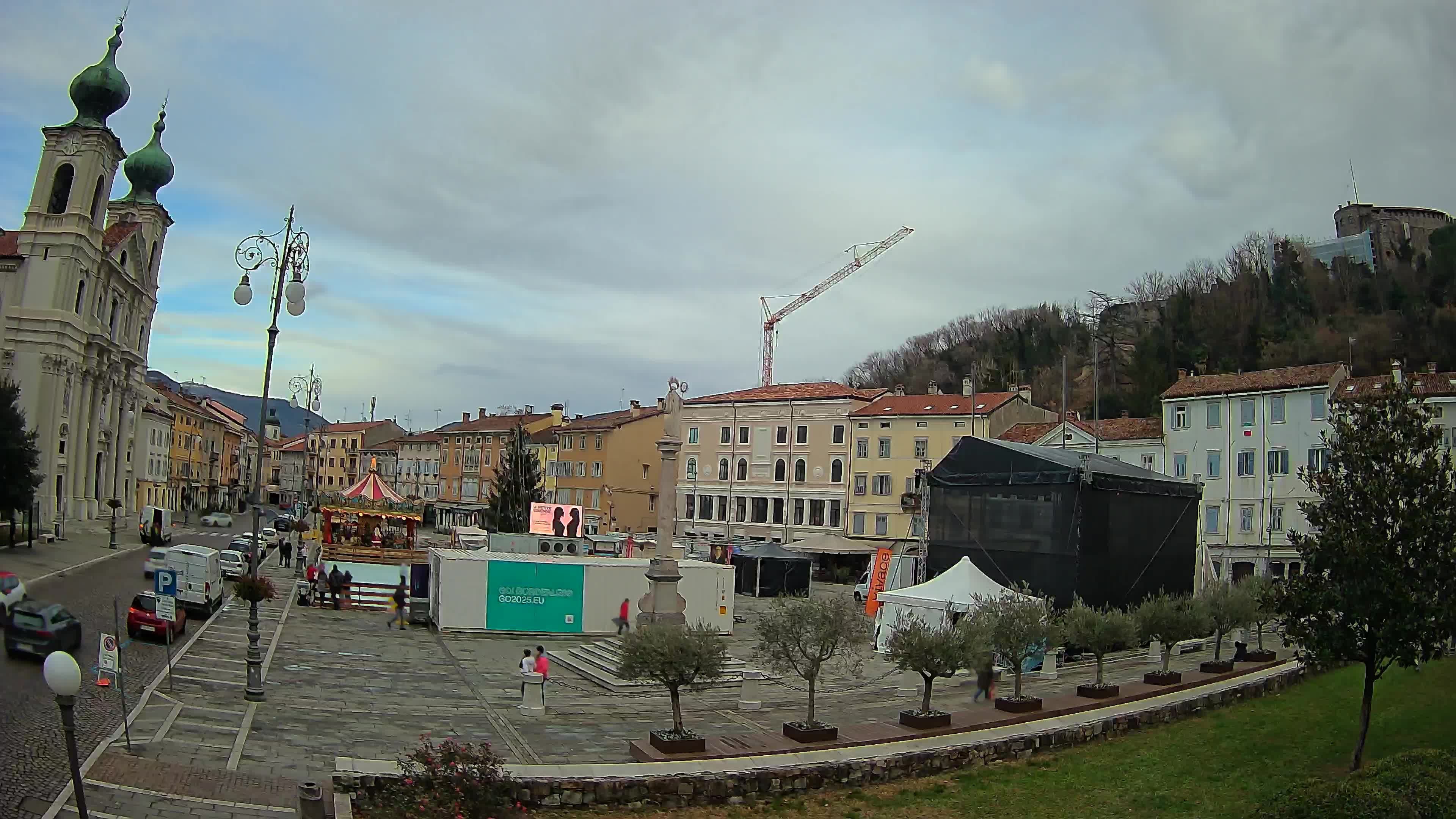 Gorizia – Plaza Vittoria – Catedral de San Pedro. Ignacio