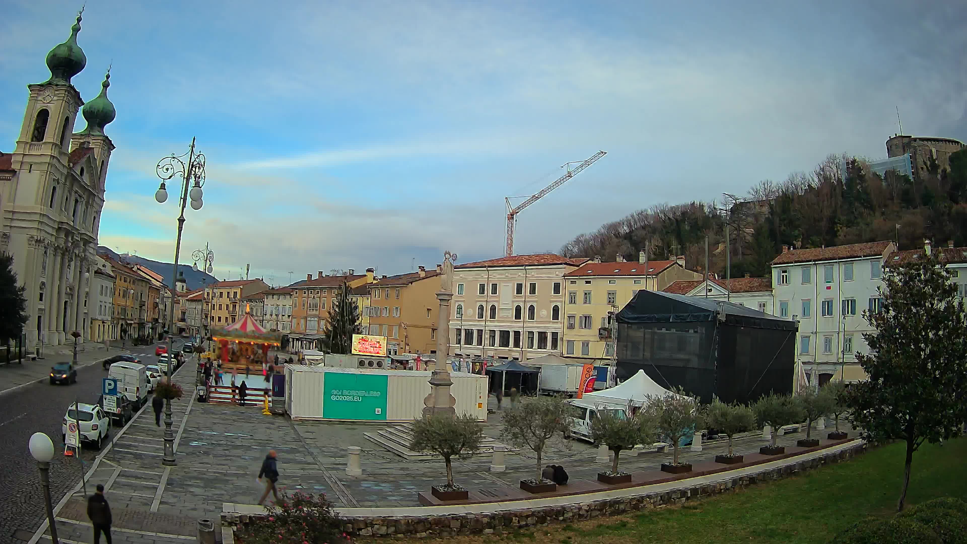 Webcam Gorizia Vittoria square – Cathedral of st. Ignazio